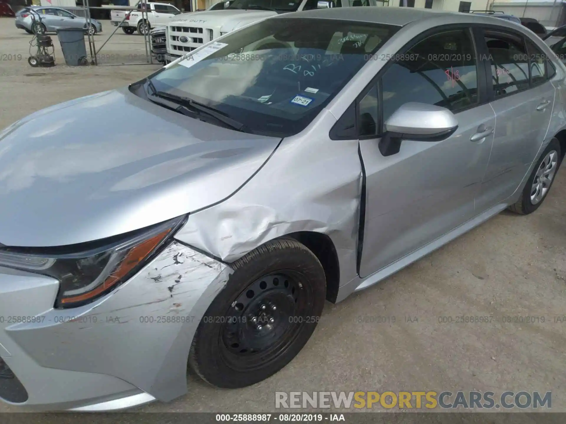 6 Photograph of a damaged car JTDEPRAE0LJ046443 TOYOTA COROLLA 2020