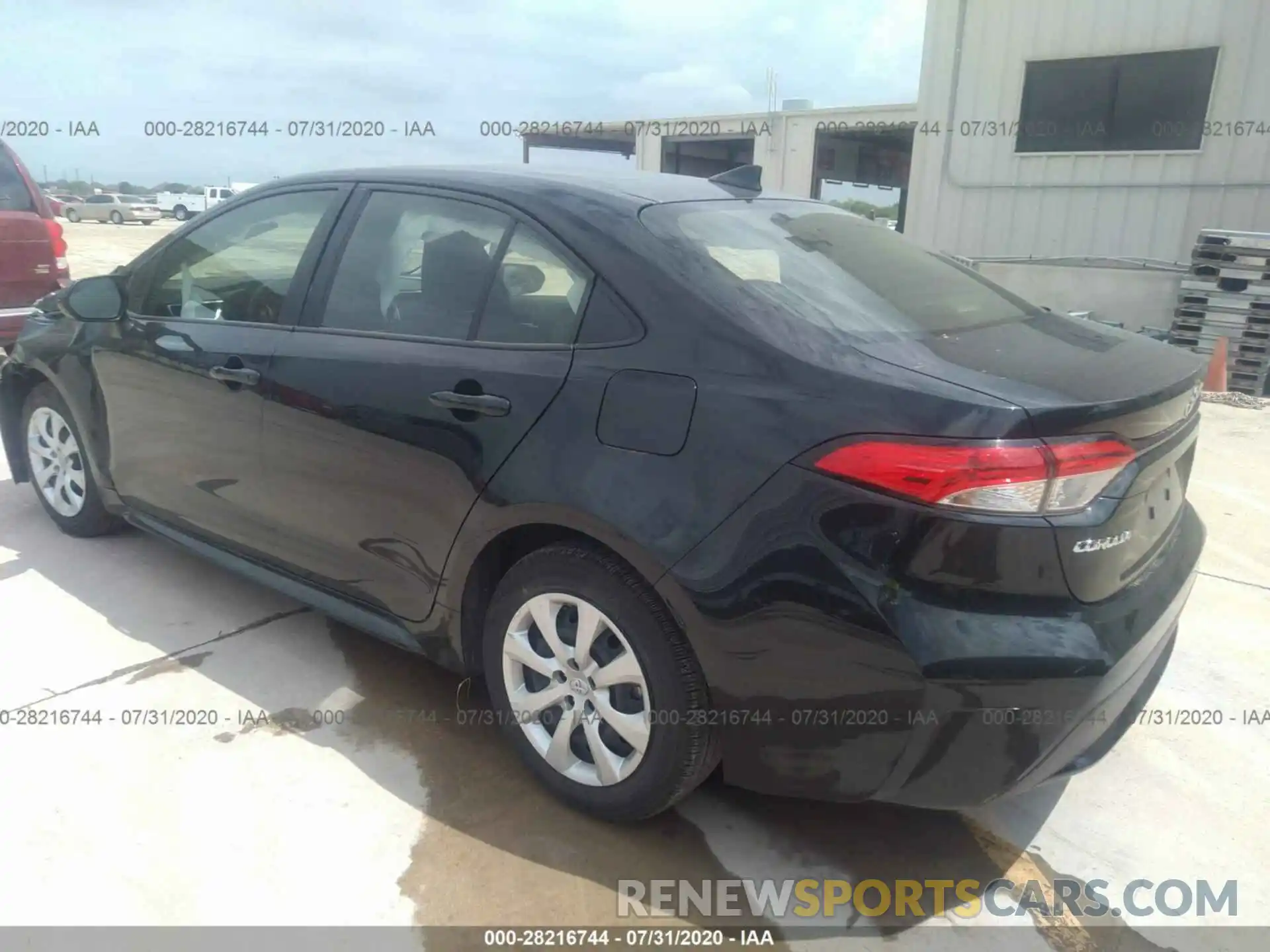 3 Photograph of a damaged car JTDEPRAE0LJ046474 TOYOTA COROLLA 2020