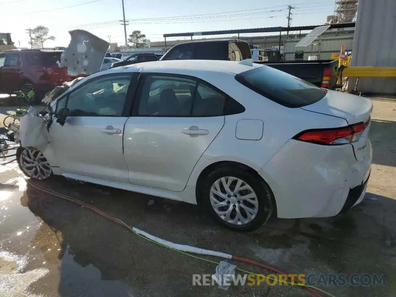 2 Photograph of a damaged car JTDEPRAE0LJ046653 TOYOTA COROLLA 2020