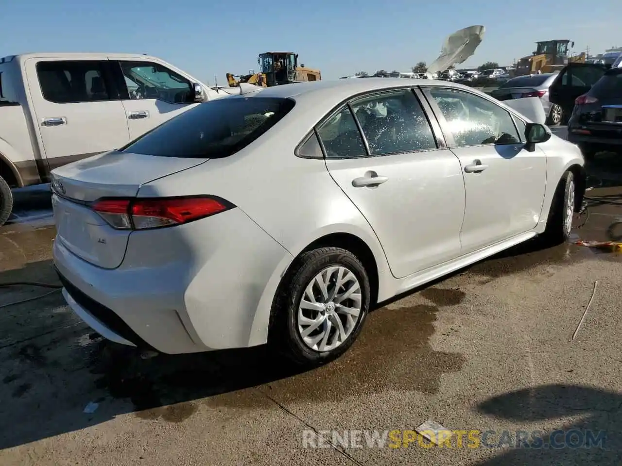 3 Photograph of a damaged car JTDEPRAE0LJ046653 TOYOTA COROLLA 2020