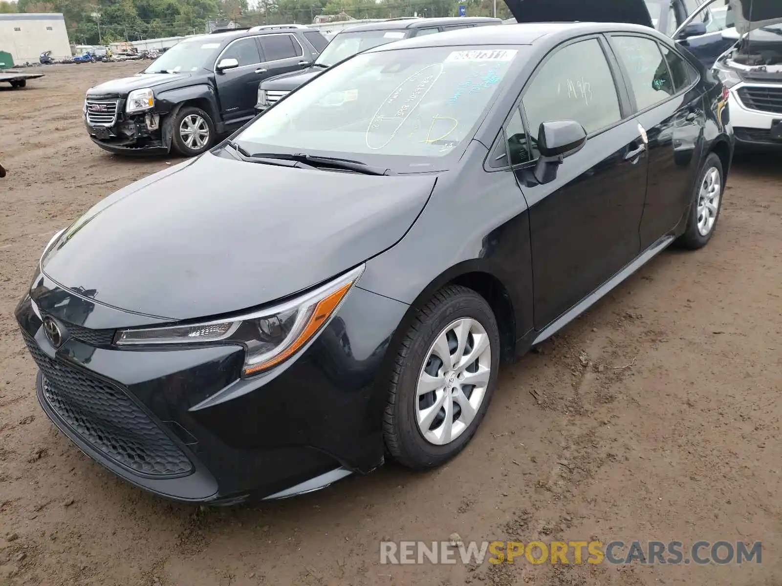 2 Photograph of a damaged car JTDEPRAE0LJ046748 TOYOTA COROLLA 2020