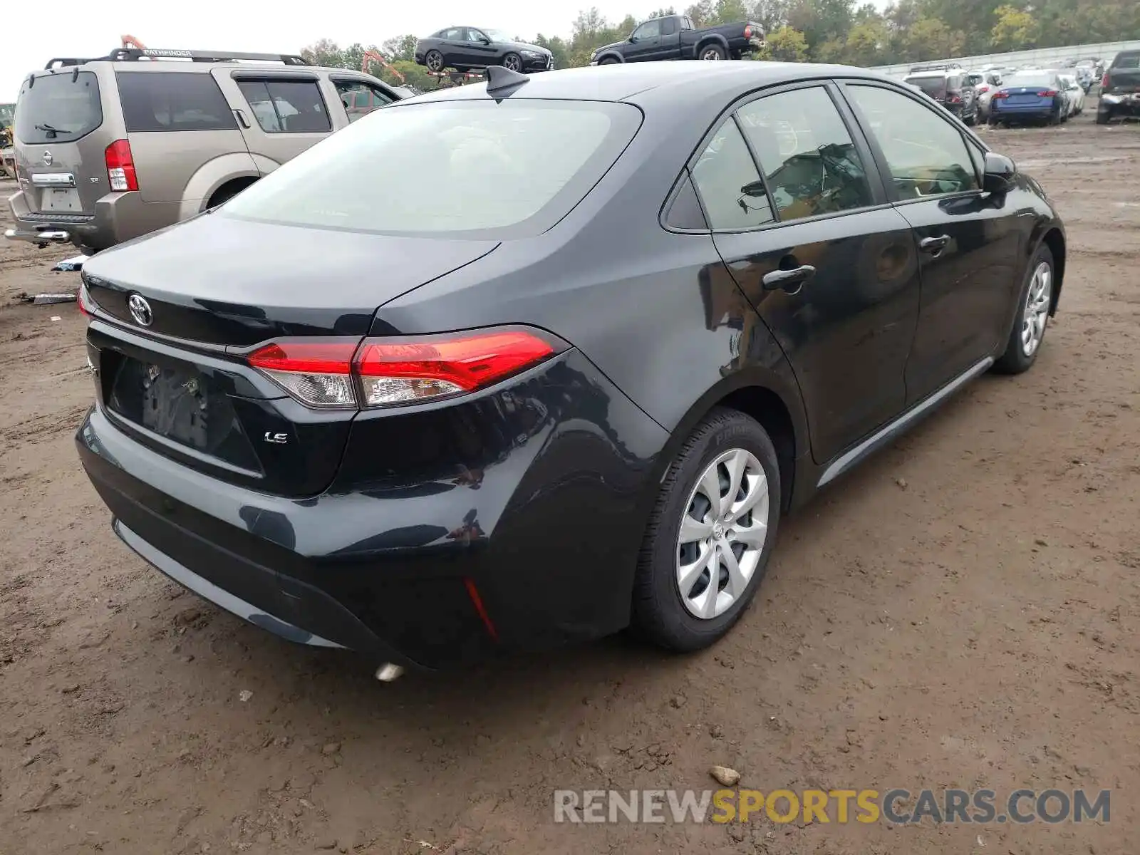 4 Photograph of a damaged car JTDEPRAE0LJ046748 TOYOTA COROLLA 2020