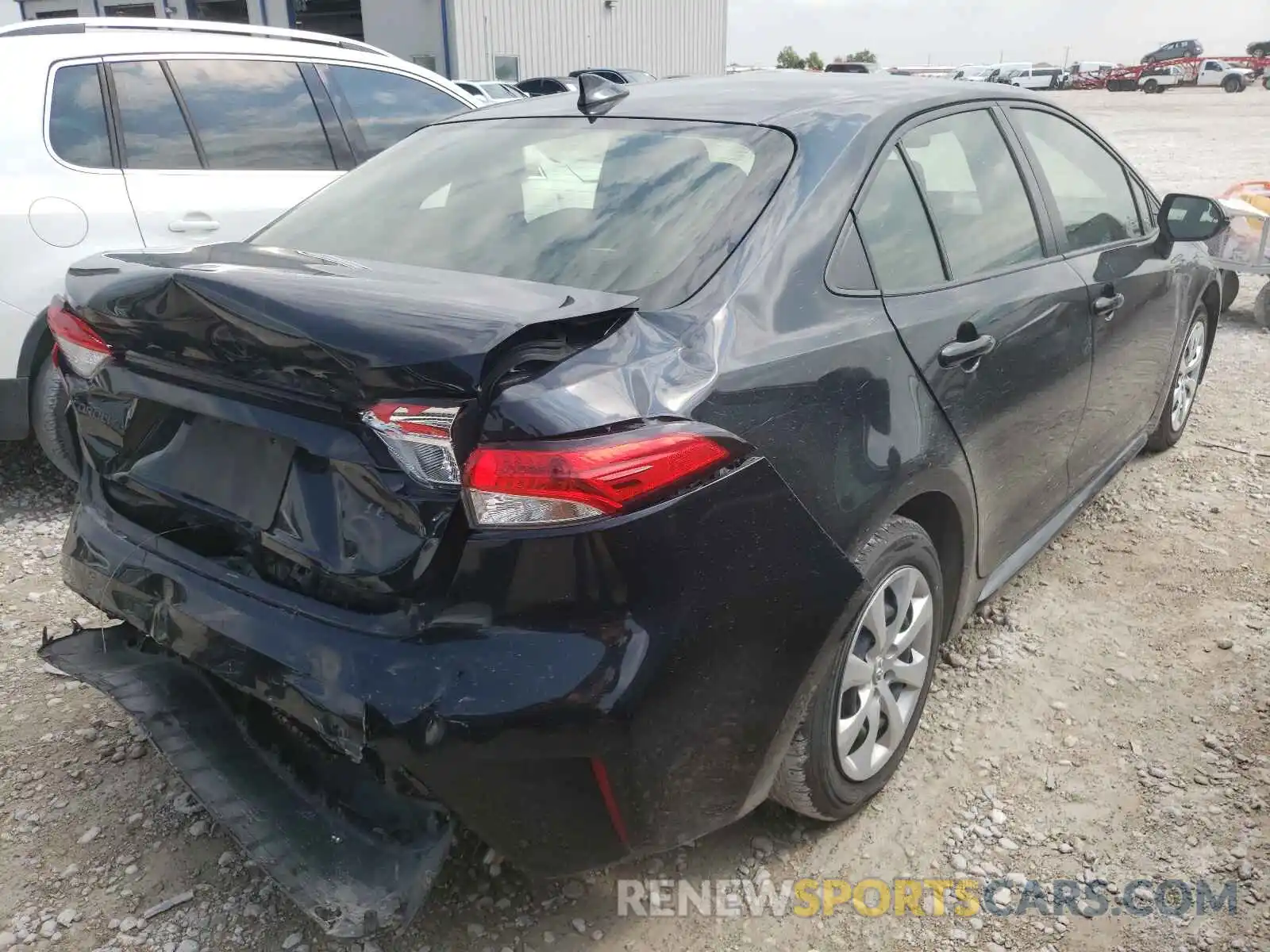 4 Photograph of a damaged car JTDEPRAE0LJ046796 TOYOTA COROLLA 2020