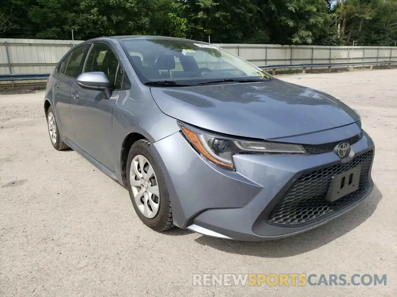 1 Photograph of a damaged car JTDEPRAE0LJ046927 TOYOTA COROLLA 2020