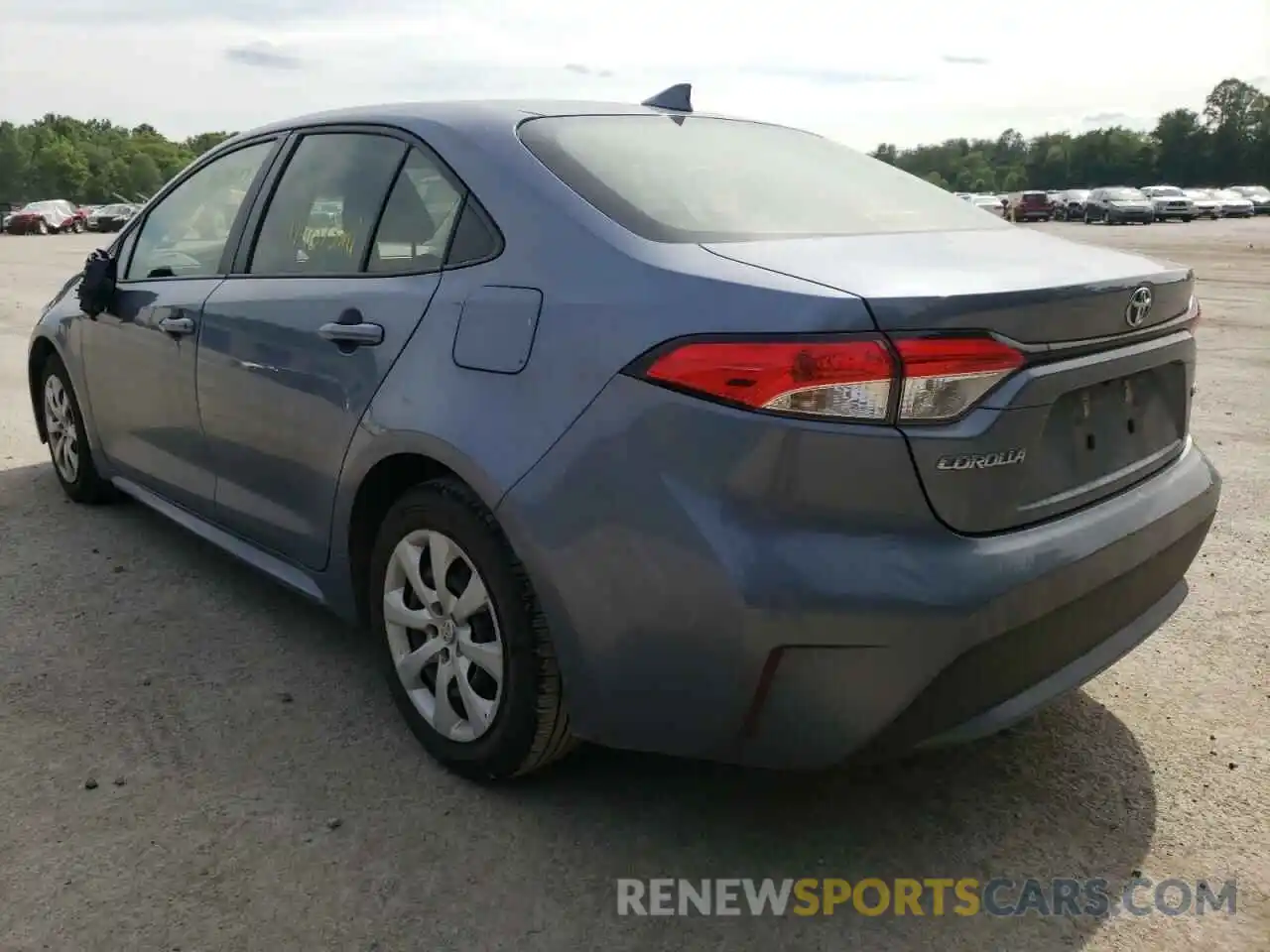 3 Photograph of a damaged car JTDEPRAE0LJ046927 TOYOTA COROLLA 2020