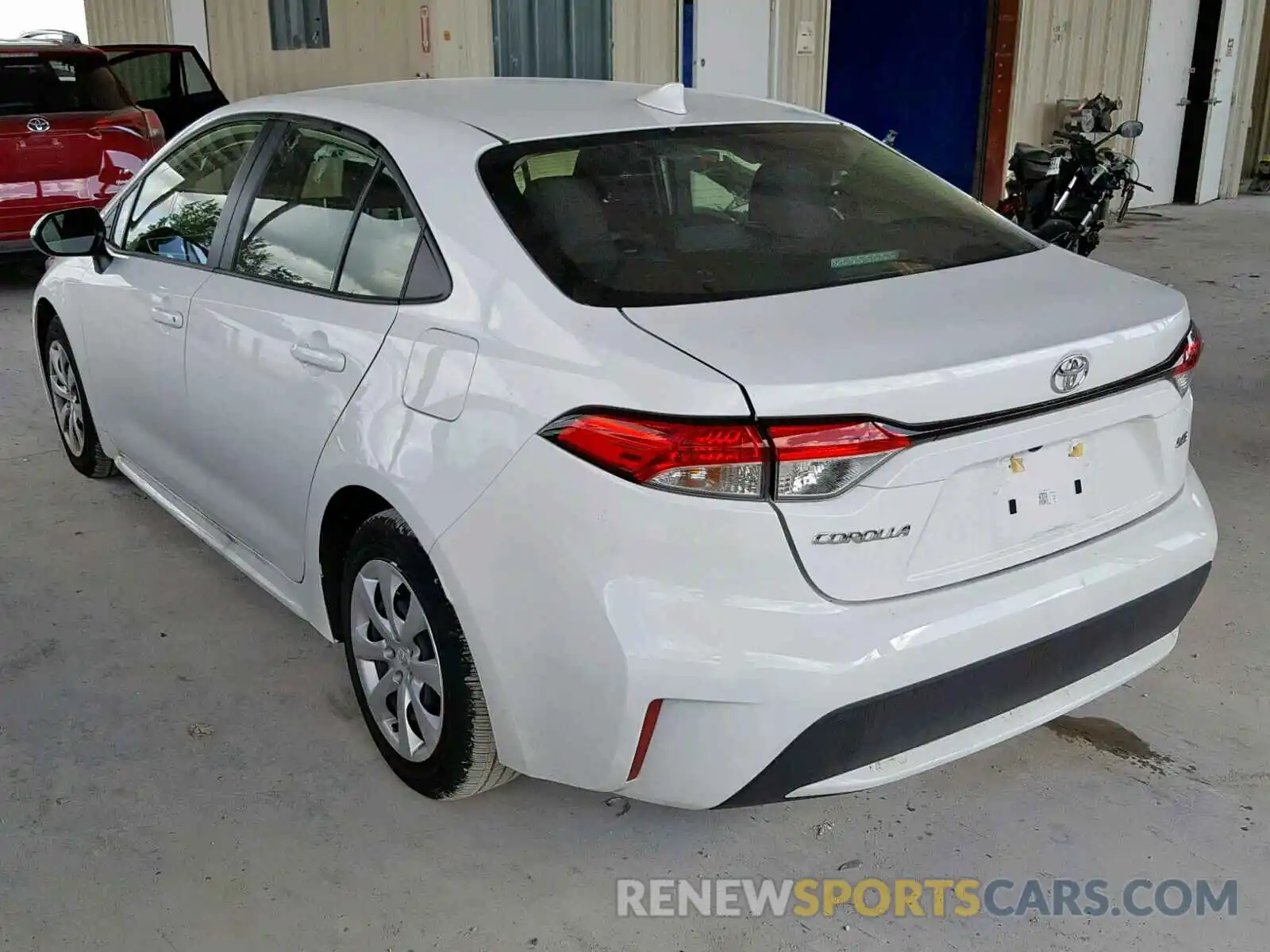 3 Photograph of a damaged car JTDEPRAE0LJ047074 TOYOTA COROLLA 2020