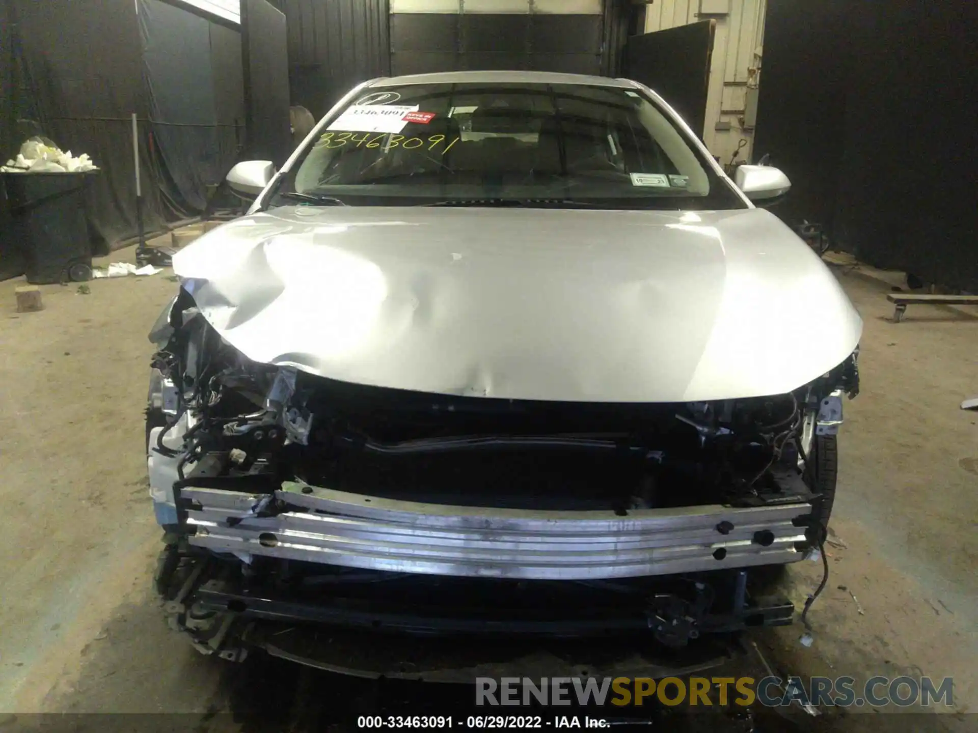 6 Photograph of a damaged car JTDEPRAE0LJ047186 TOYOTA COROLLA 2020