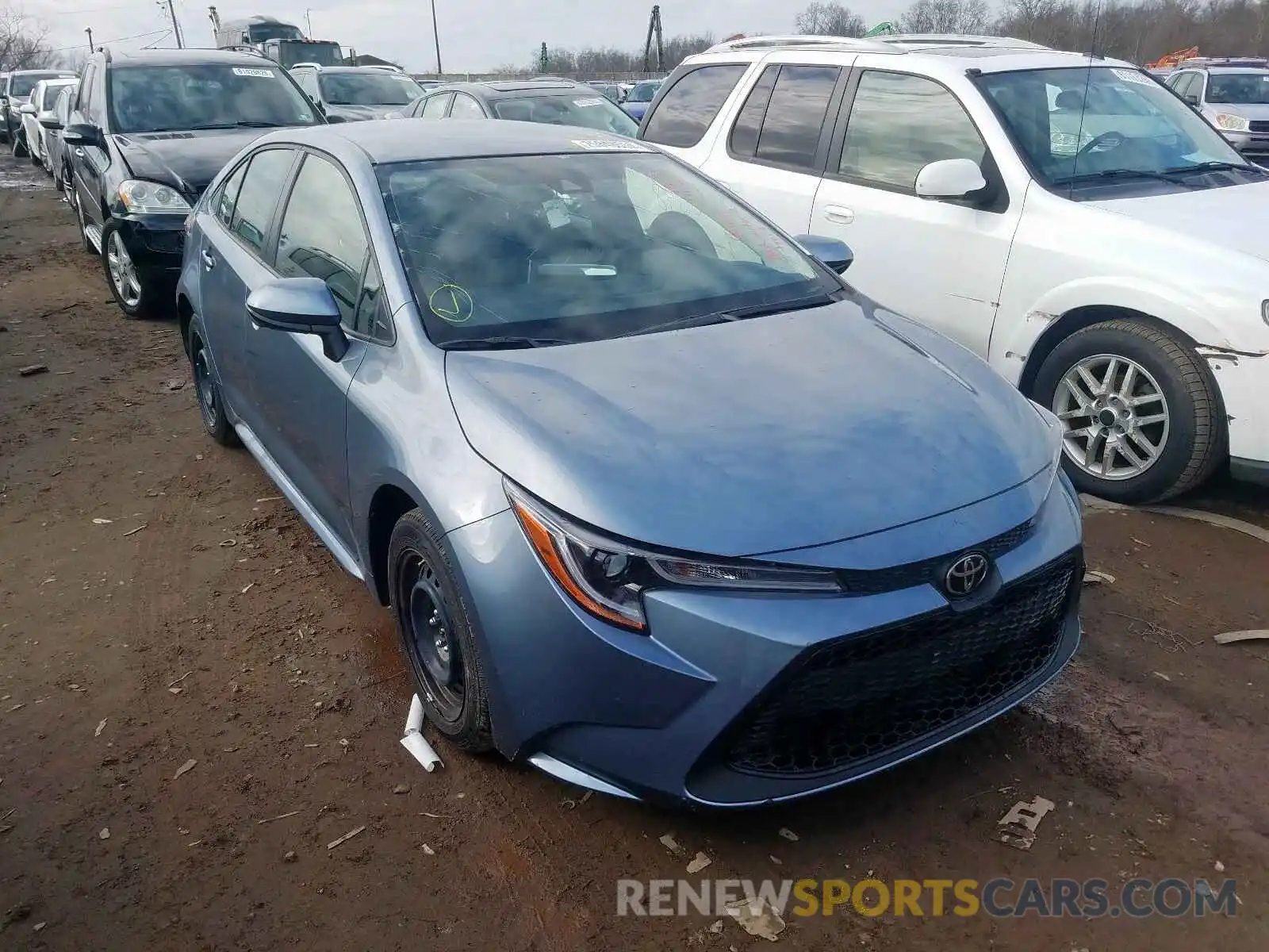 1 Photograph of a damaged car JTDEPRAE0LJ047365 TOYOTA COROLLA 2020