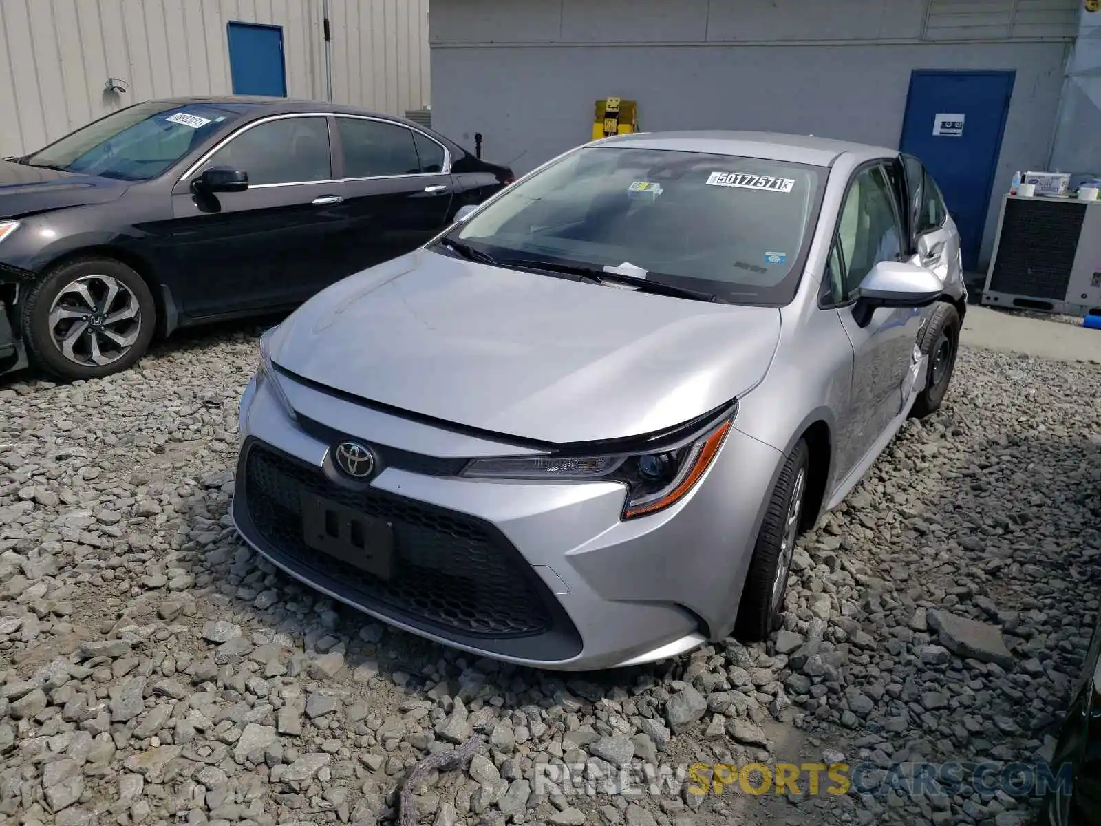 2 Photograph of a damaged car JTDEPRAE0LJ047432 TOYOTA COROLLA 2020