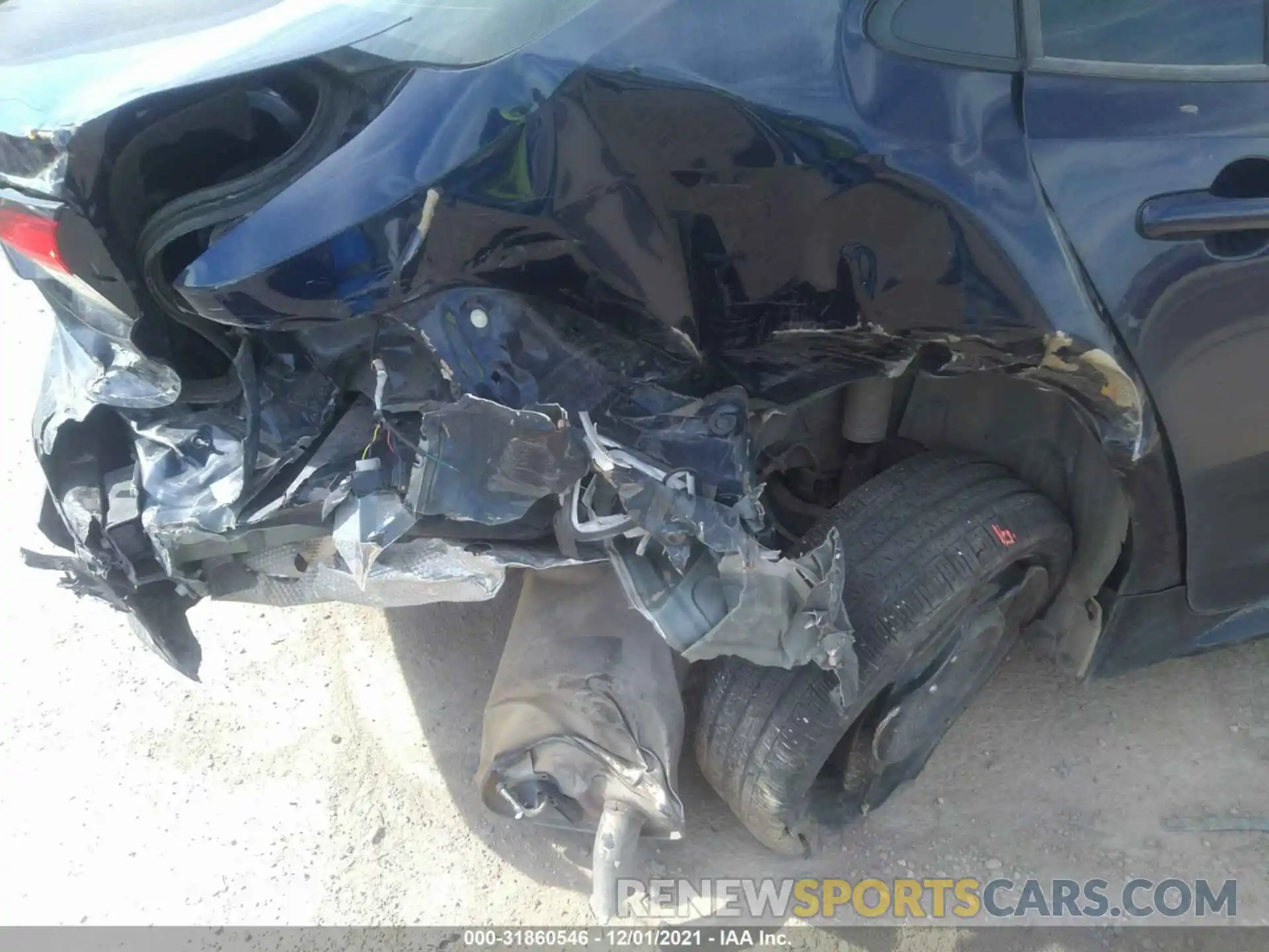 6 Photograph of a damaged car JTDEPRAE0LJ047995 TOYOTA COROLLA 2020