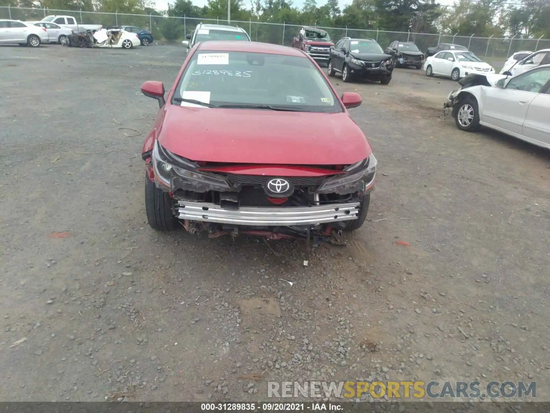 6 Photograph of a damaged car JTDEPRAE0LJ048175 TOYOTA COROLLA 2020