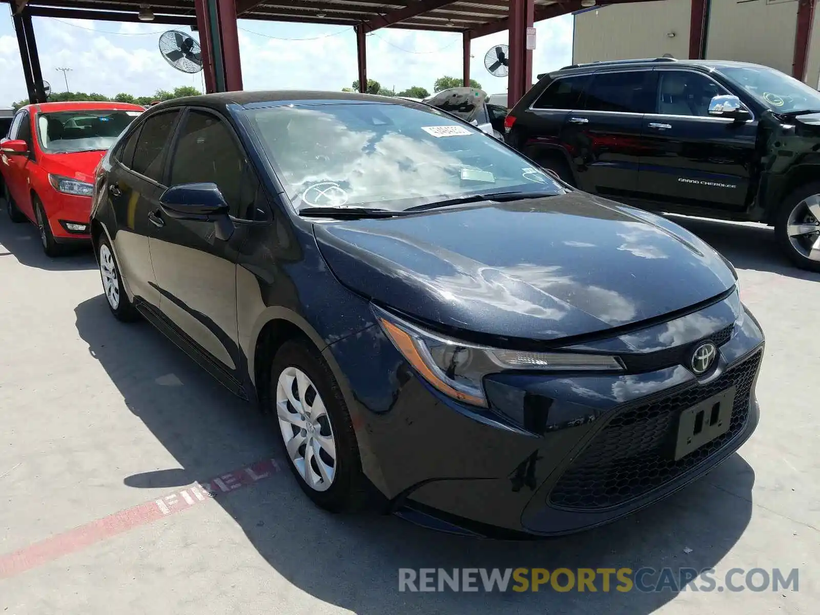 1 Photograph of a damaged car JTDEPRAE0LJ048385 TOYOTA COROLLA 2020