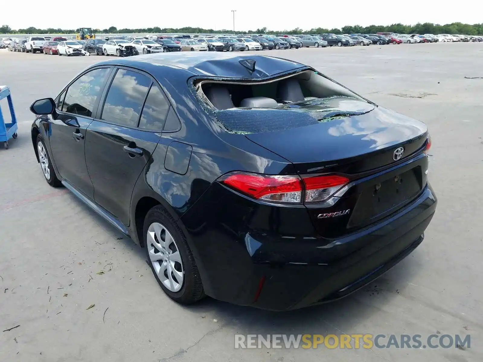 3 Photograph of a damaged car JTDEPRAE0LJ048385 TOYOTA COROLLA 2020