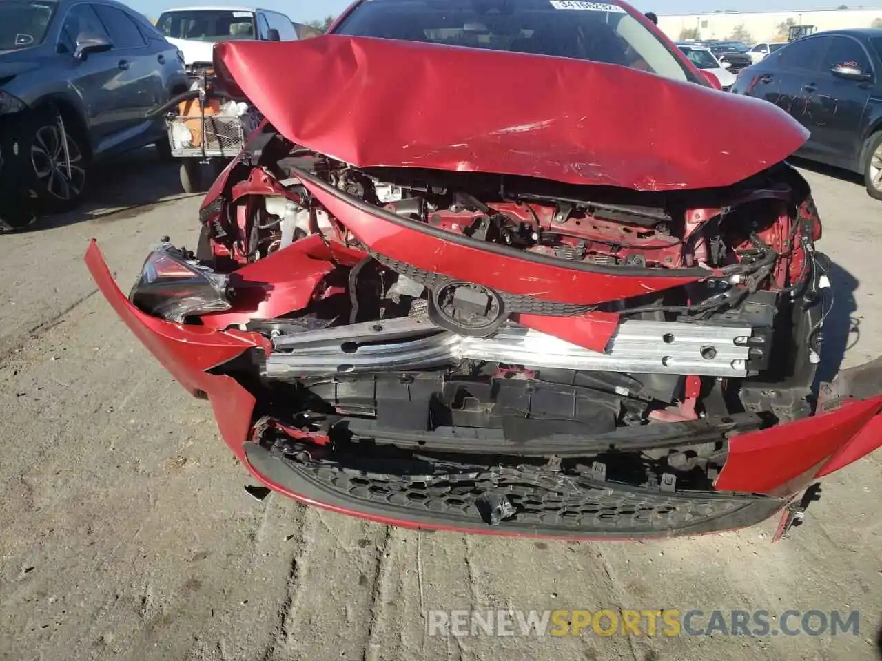 9 Photograph of a damaged car JTDEPRAE0LJ048533 TOYOTA COROLLA 2020