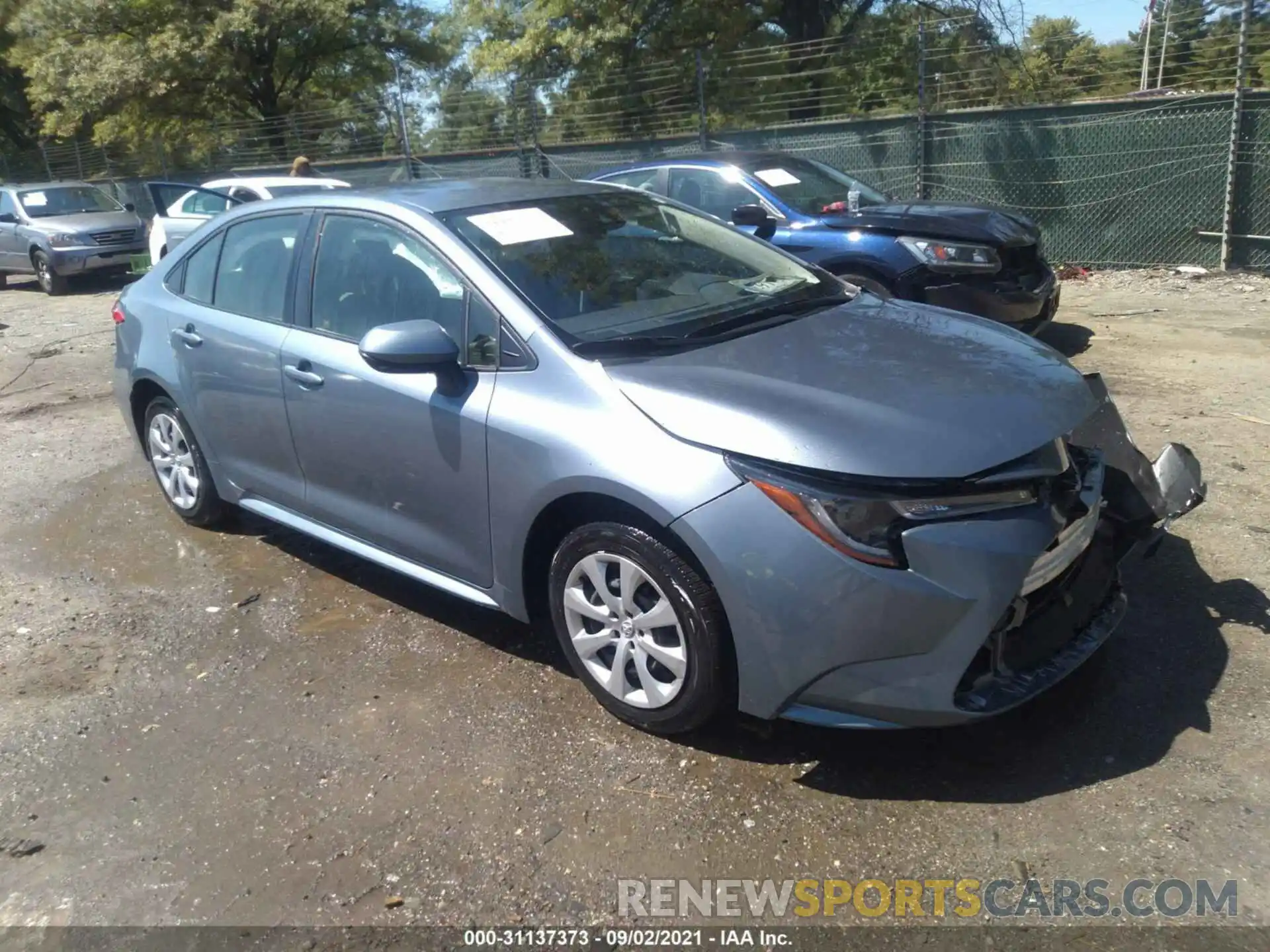 1 Photograph of a damaged car JTDEPRAE0LJ048564 TOYOTA COROLLA 2020