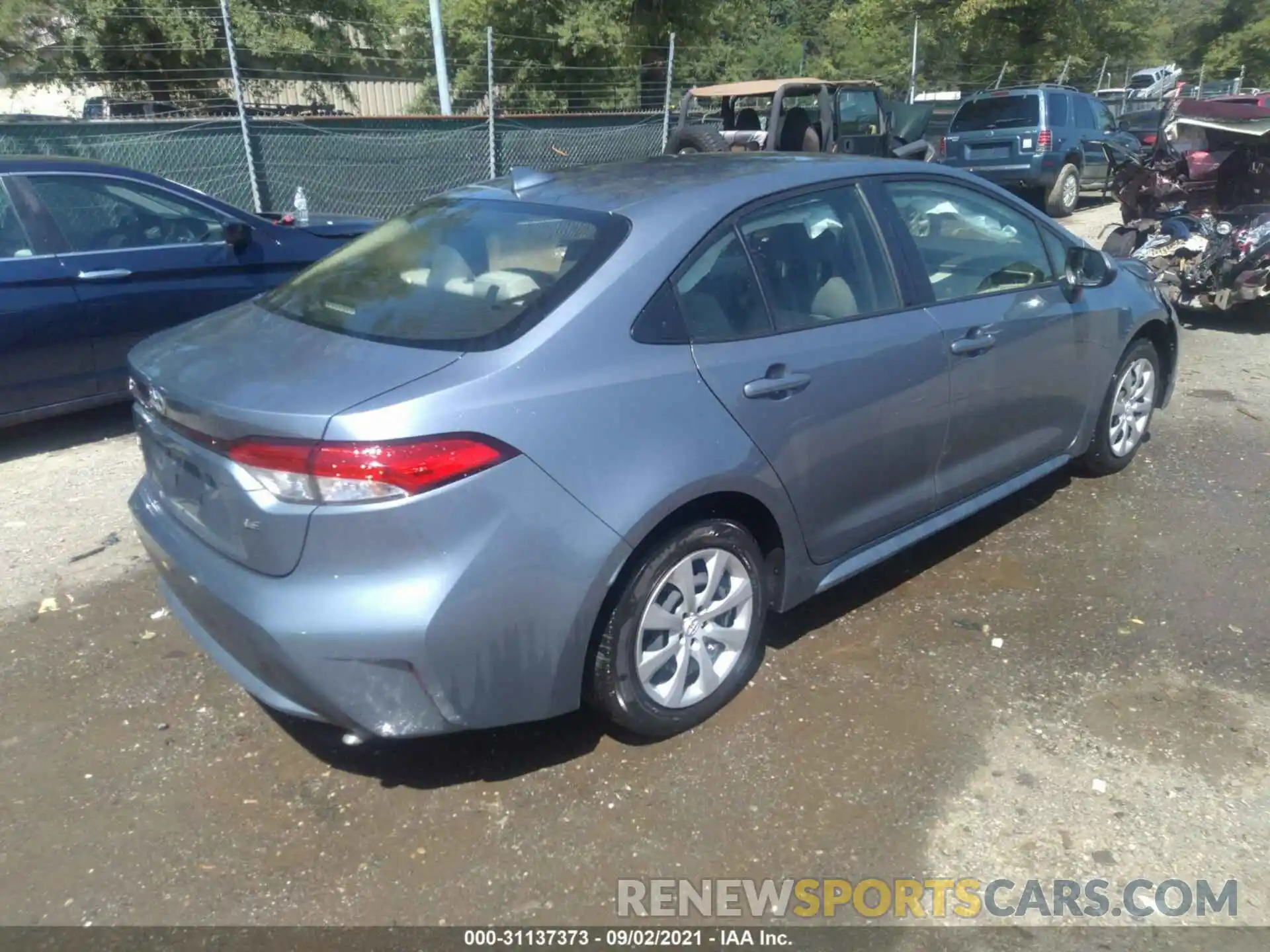 4 Photograph of a damaged car JTDEPRAE0LJ048564 TOYOTA COROLLA 2020