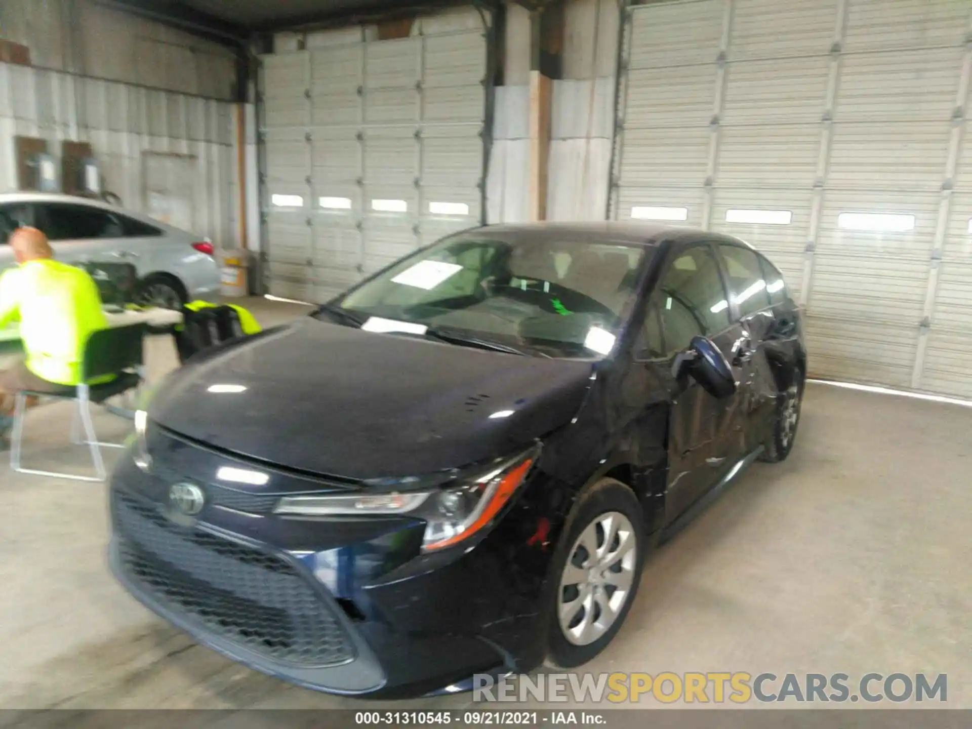 2 Photograph of a damaged car JTDEPRAE0LJ049004 TOYOTA COROLLA 2020