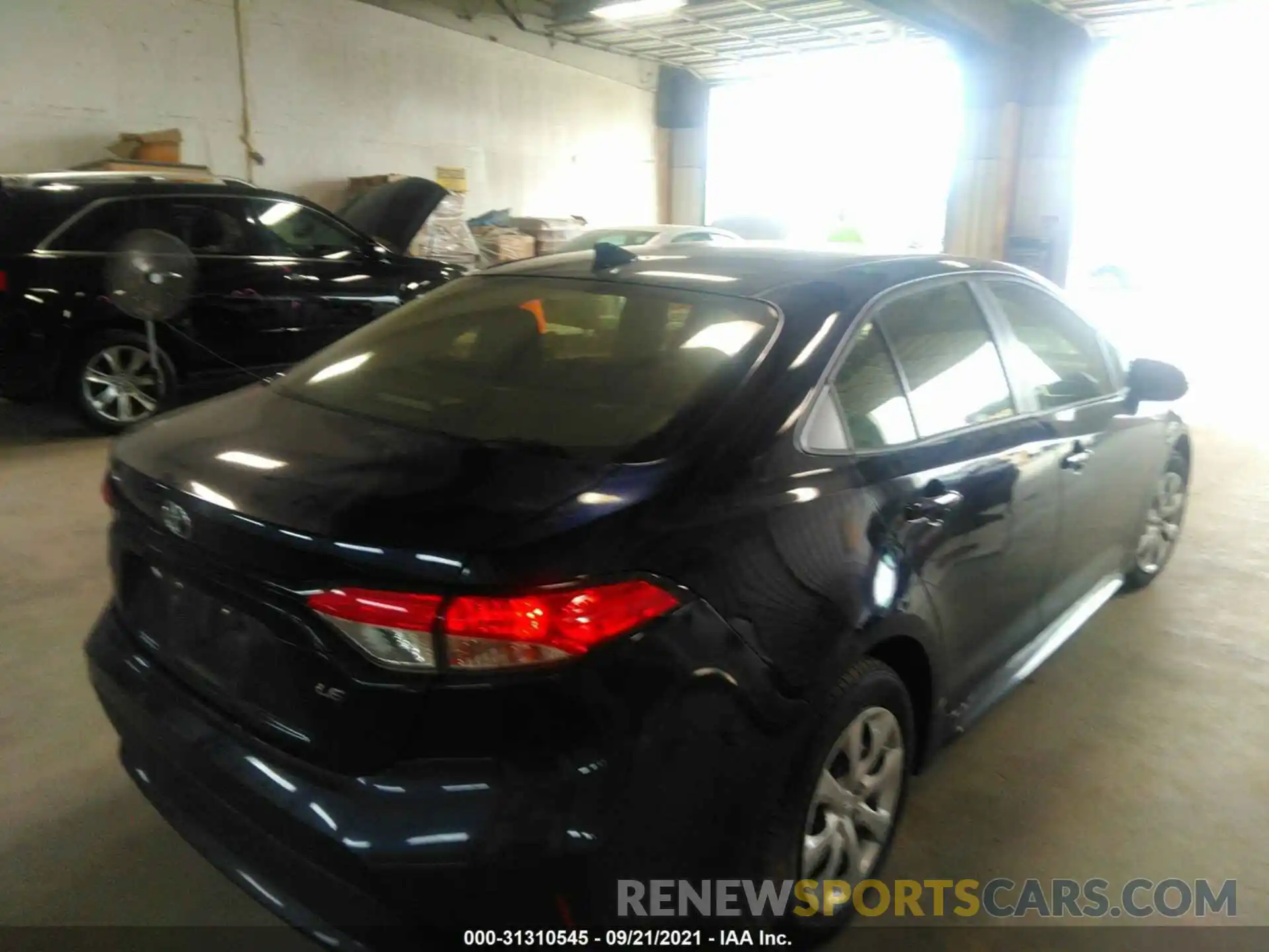 4 Photograph of a damaged car JTDEPRAE0LJ049004 TOYOTA COROLLA 2020