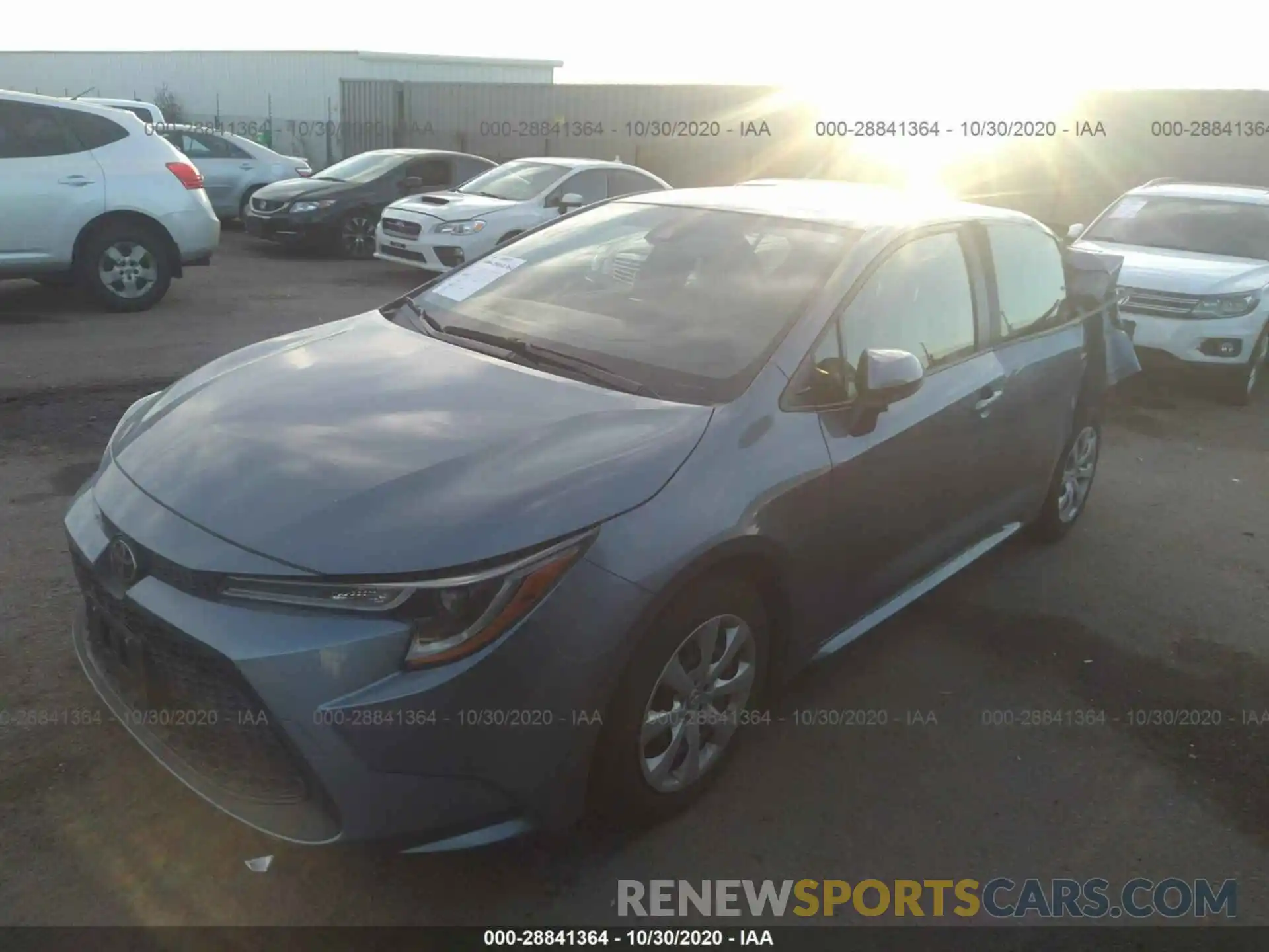 2 Photograph of a damaged car JTDEPRAE0LJ049164 TOYOTA COROLLA 2020