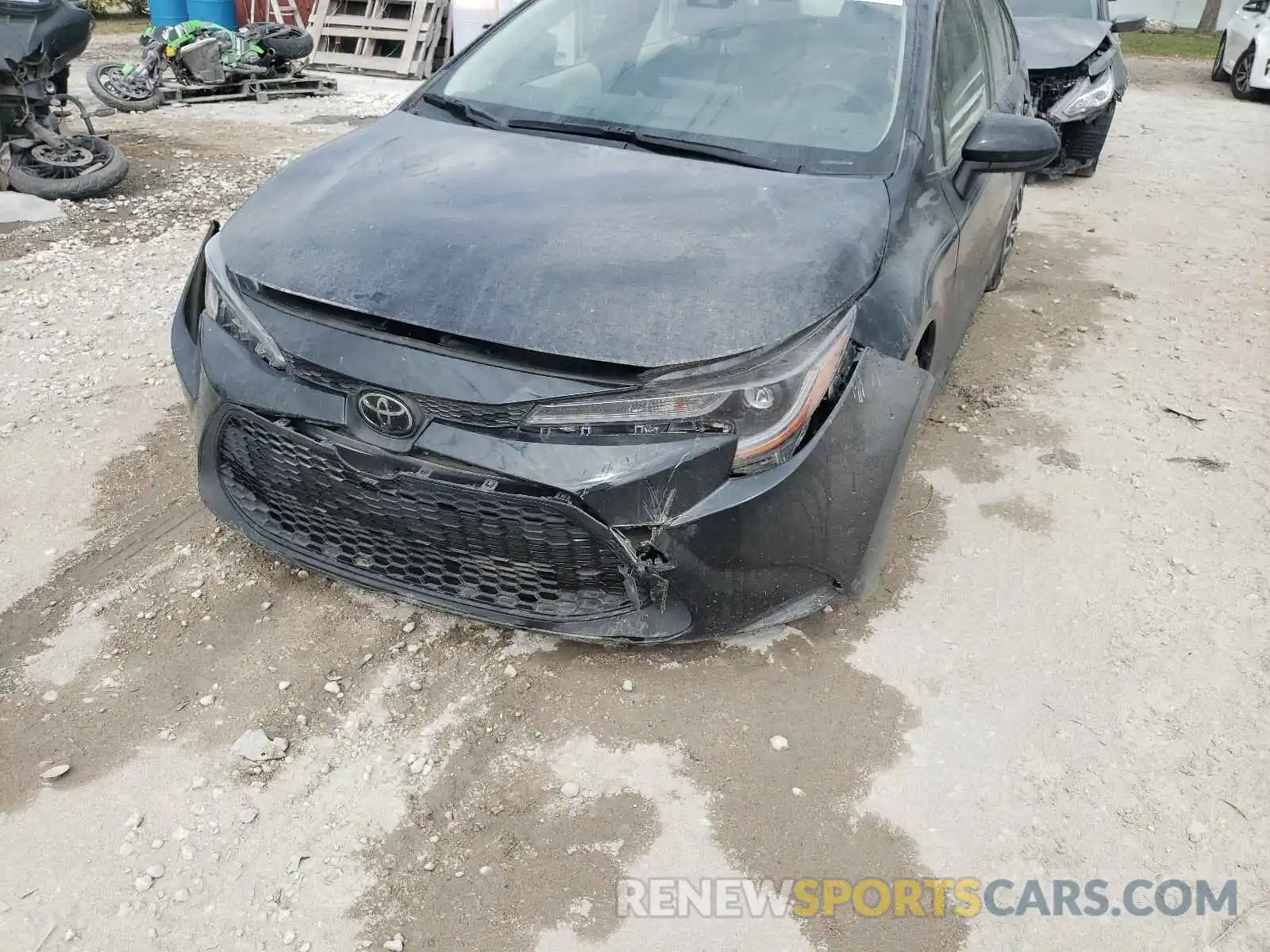 9 Photograph of a damaged car JTDEPRAE0LJ049682 TOYOTA COROLLA 2020