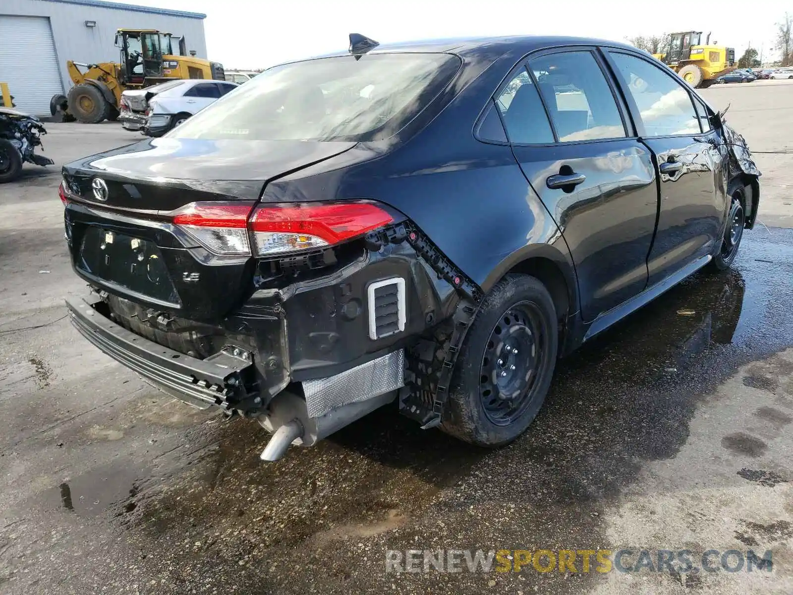 4 Photograph of a damaged car JTDEPRAE0LJ049701 TOYOTA COROLLA 2020