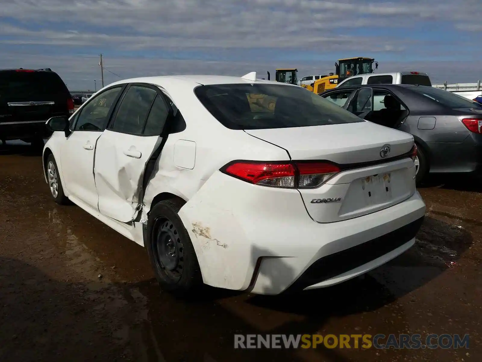 3 Photograph of a damaged car JTDEPRAE0LJ049732 TOYOTA COROLLA 2020