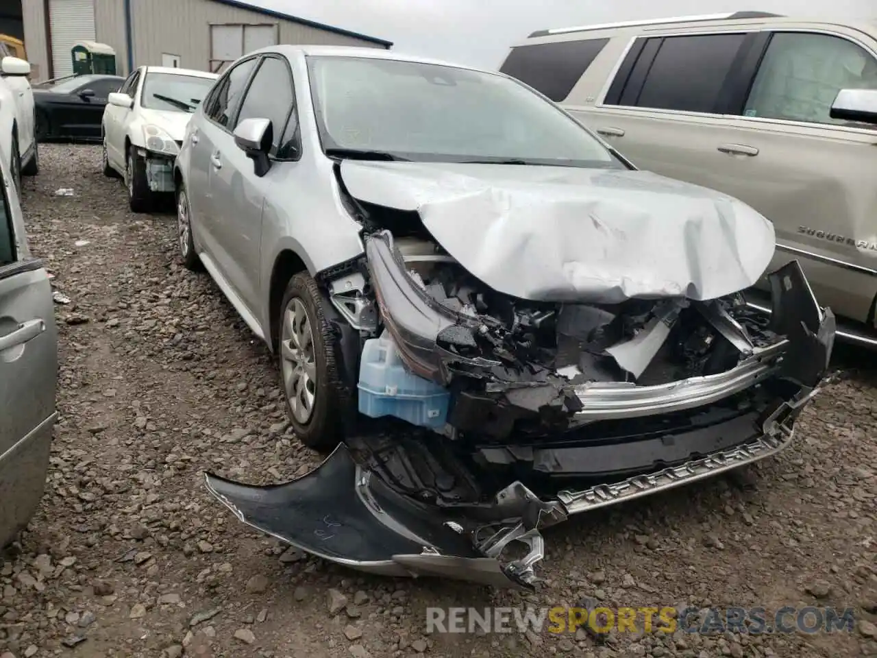 1 Photograph of a damaged car JTDEPRAE0LJ050296 TOYOTA COROLLA 2020