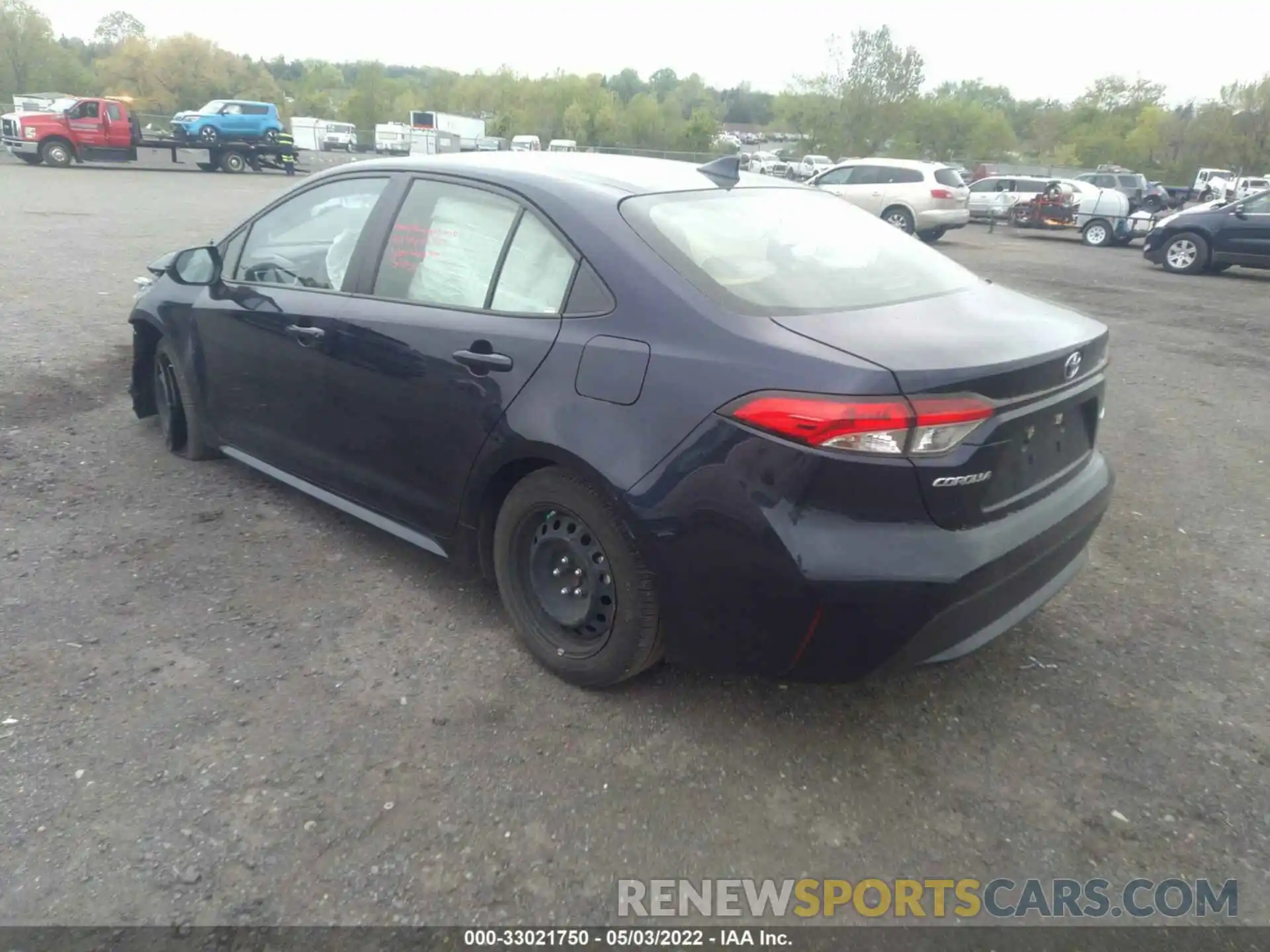 3 Photograph of a damaged car JTDEPRAE0LJ050475 TOYOTA COROLLA 2020