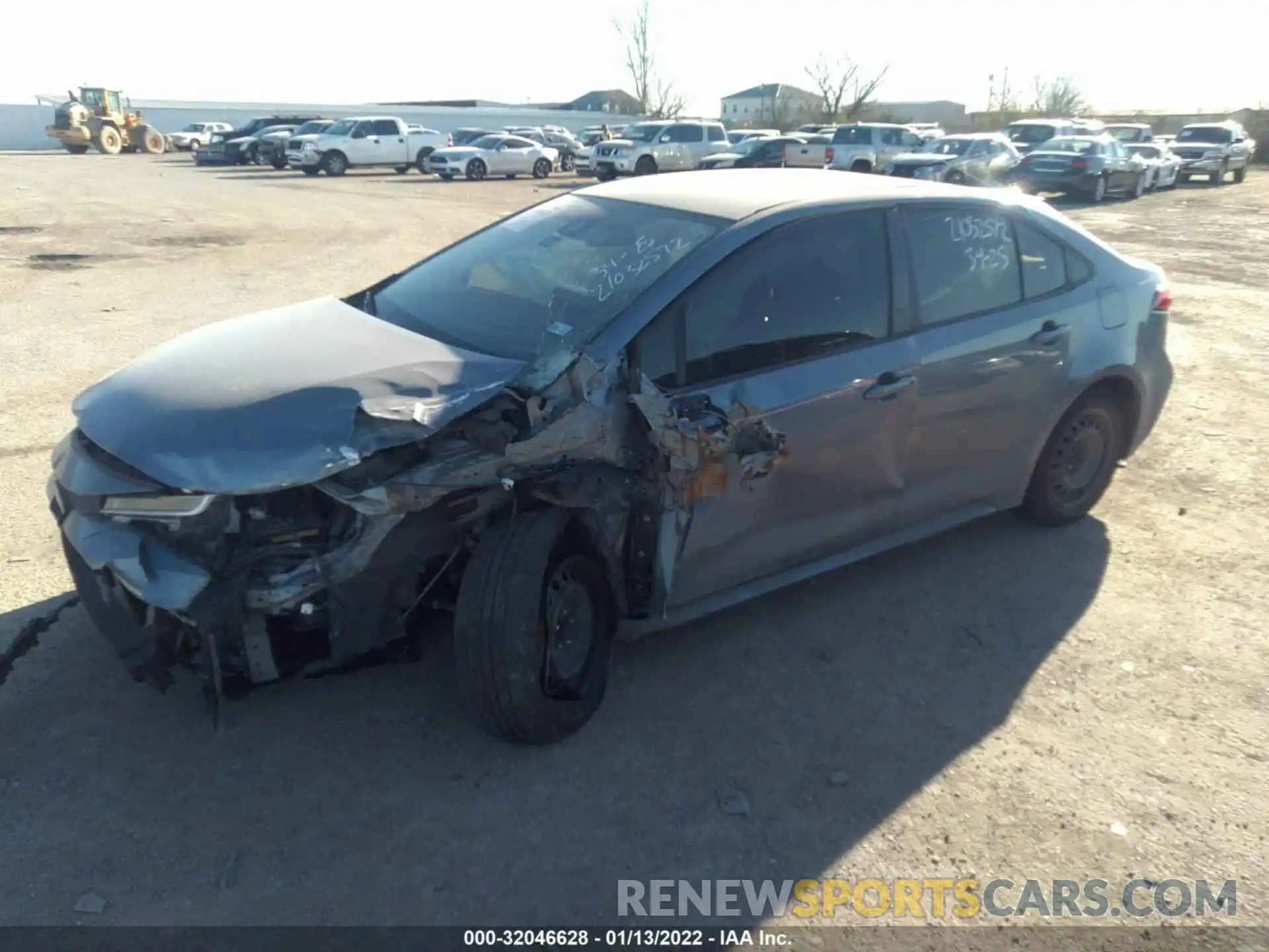 2 Photograph of a damaged car JTDEPRAE0LJ050847 TOYOTA COROLLA 2020