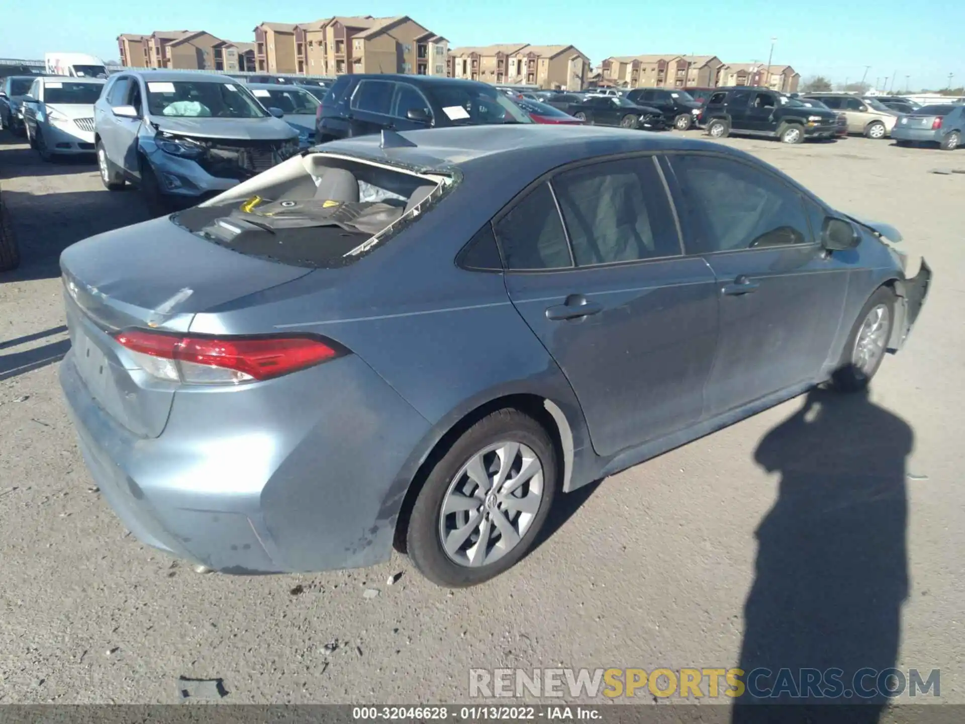 4 Photograph of a damaged car JTDEPRAE0LJ050847 TOYOTA COROLLA 2020