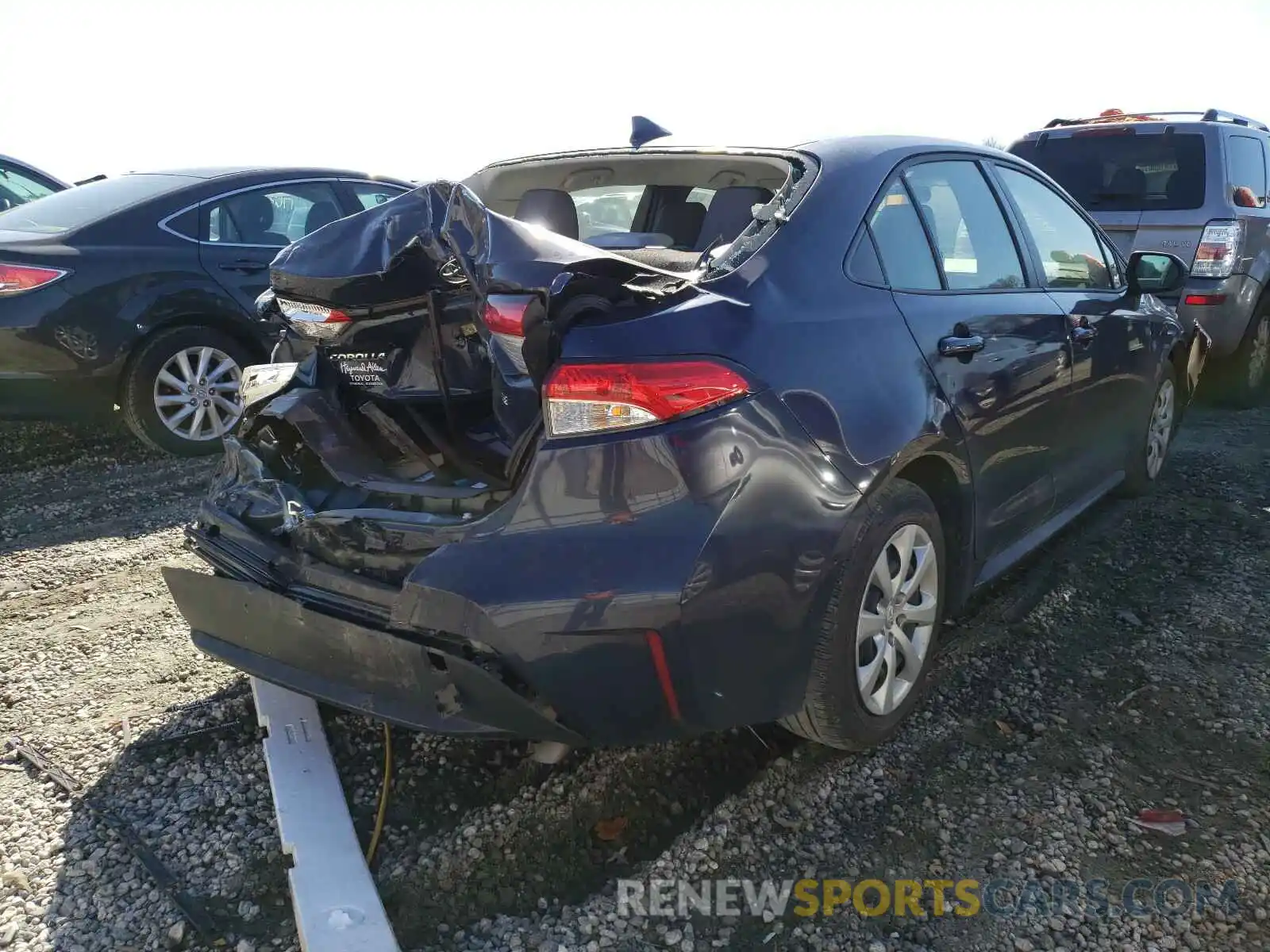 4 Photograph of a damaged car JTDEPRAE0LJ051173 TOYOTA COROLLA 2020