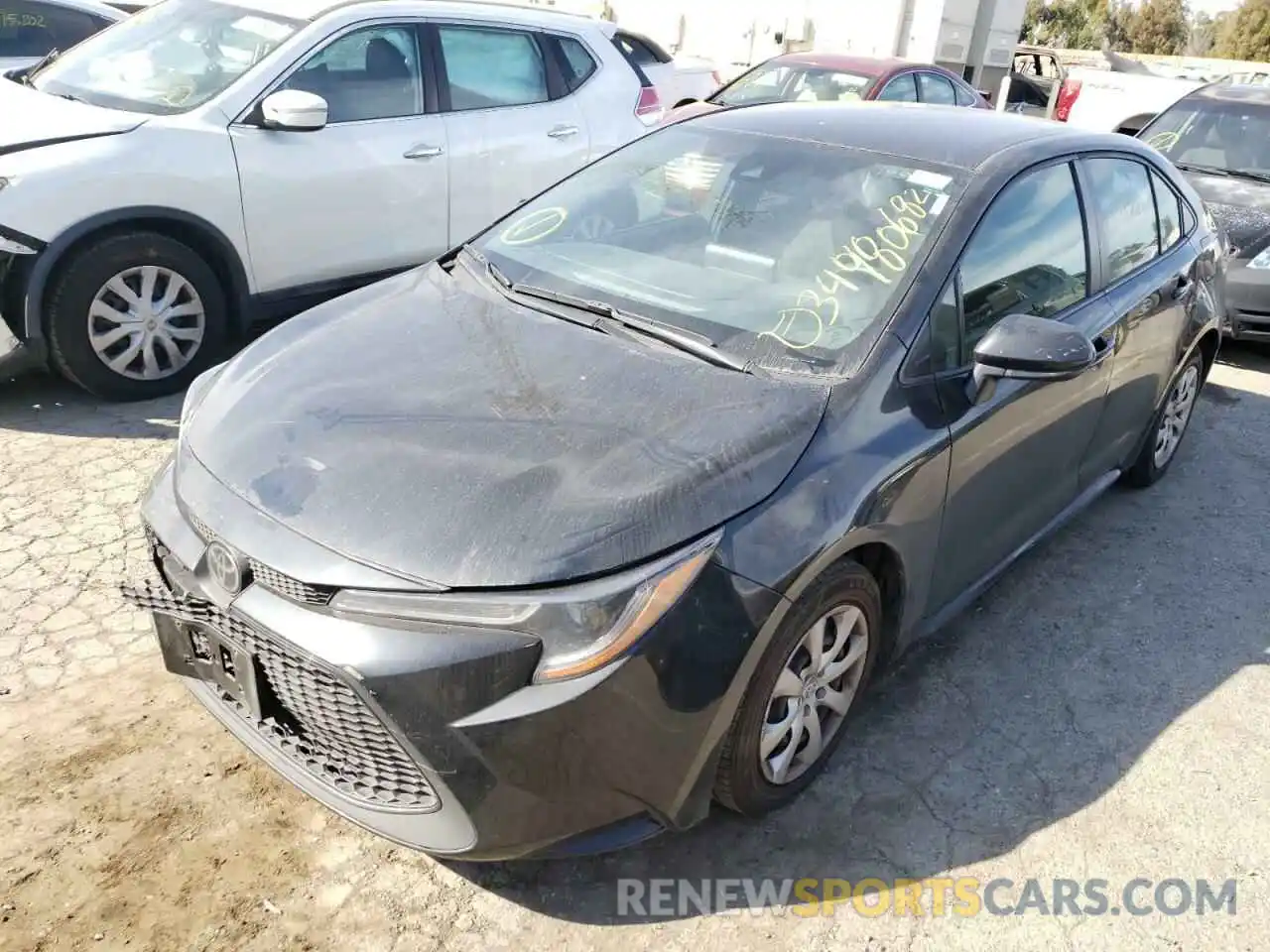 2 Photograph of a damaged car JTDEPRAE0LJ051402 TOYOTA COROLLA 2020