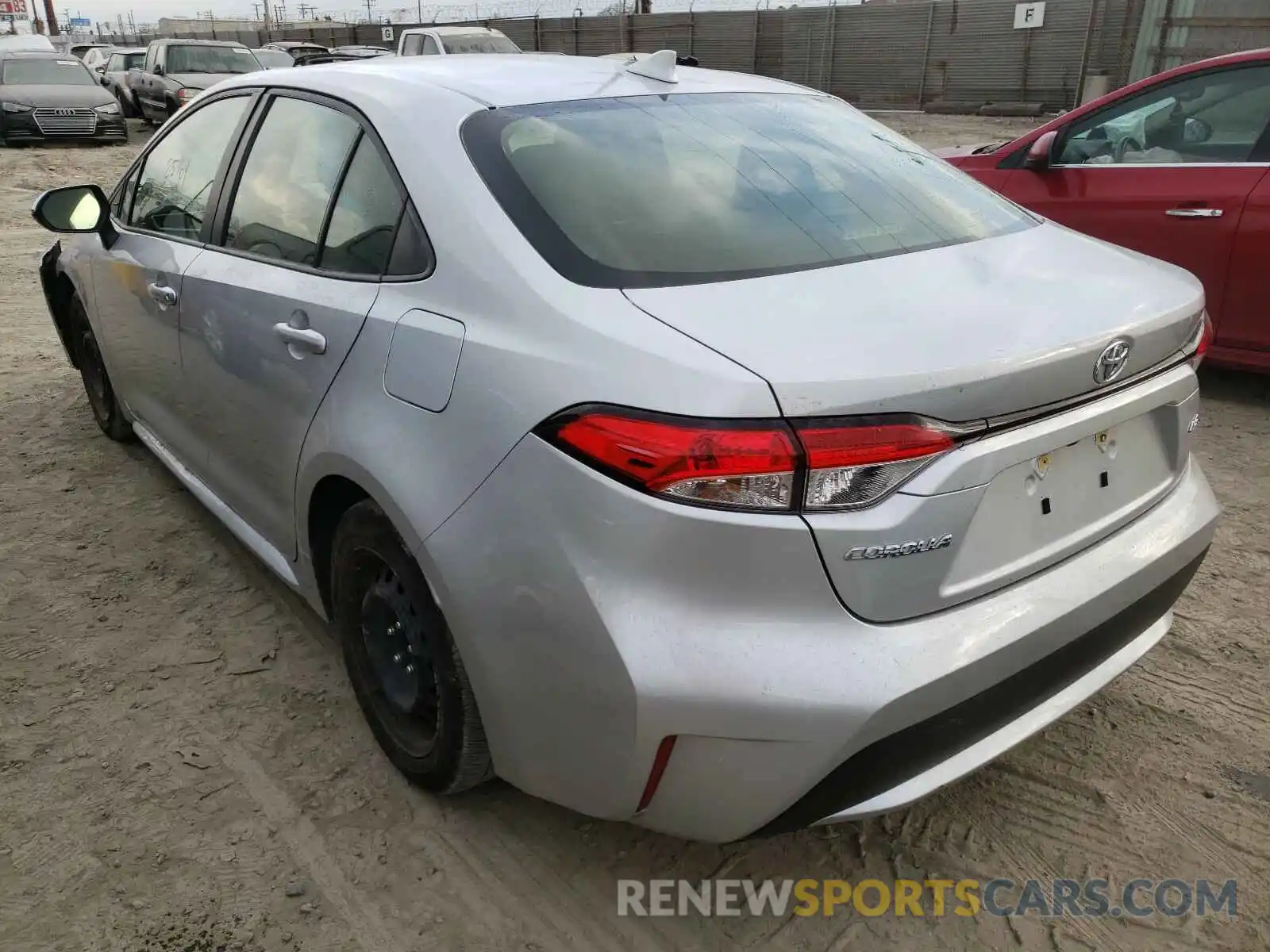 3 Photograph of a damaged car JTDEPRAE0LJ051562 TOYOTA COROLLA 2020