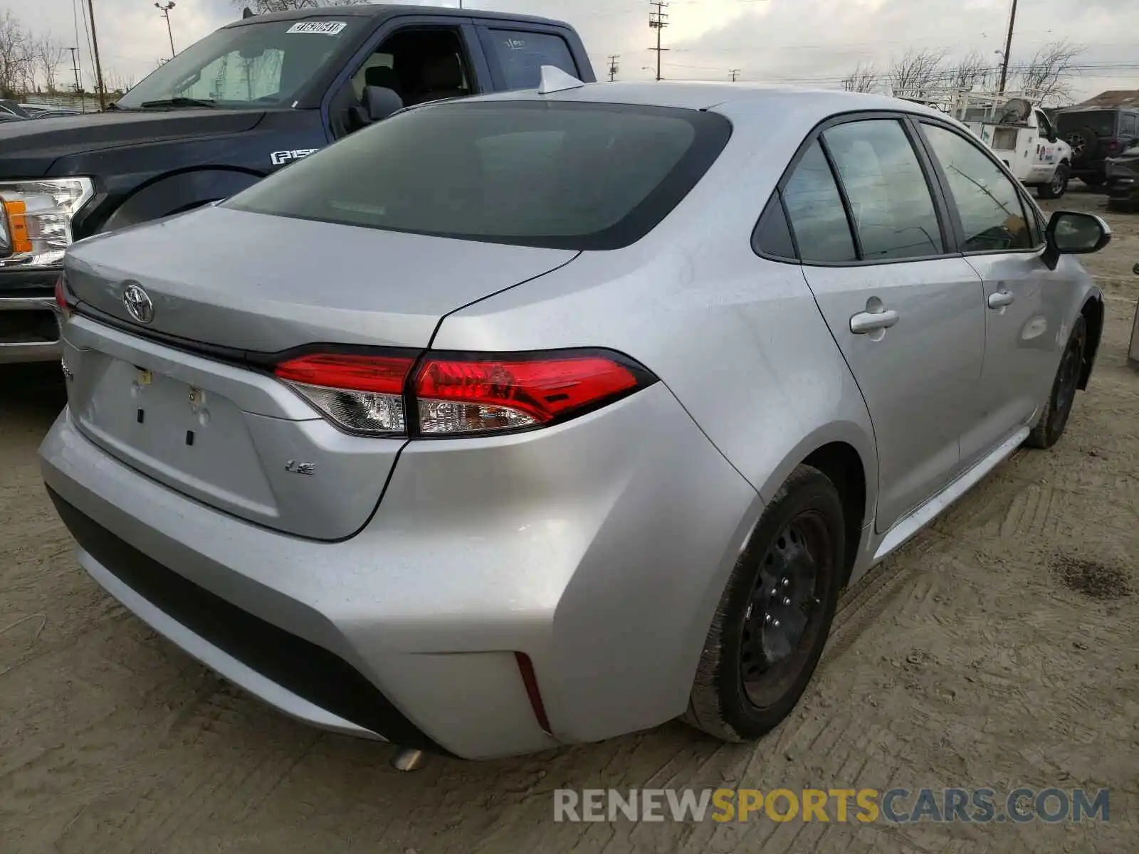 4 Photograph of a damaged car JTDEPRAE0LJ051562 TOYOTA COROLLA 2020