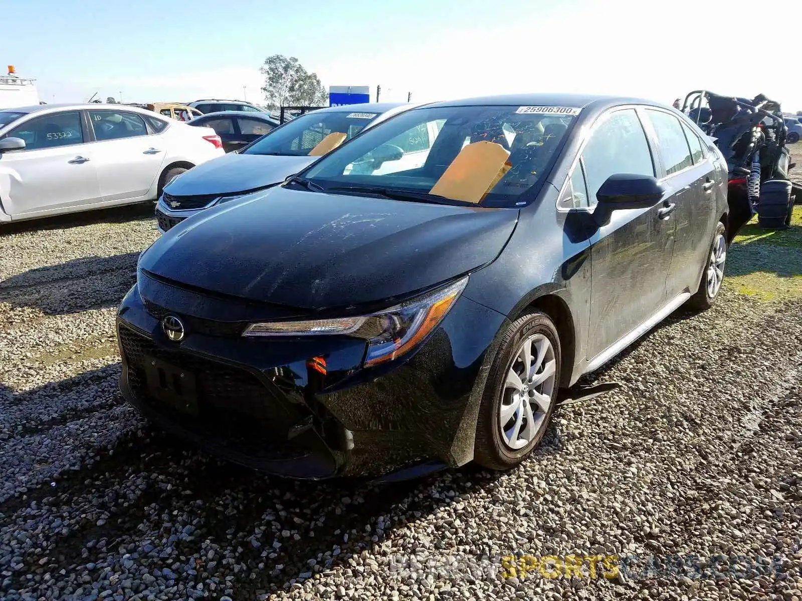 2 Photograph of a damaged car JTDEPRAE0LJ051769 TOYOTA COROLLA 2020