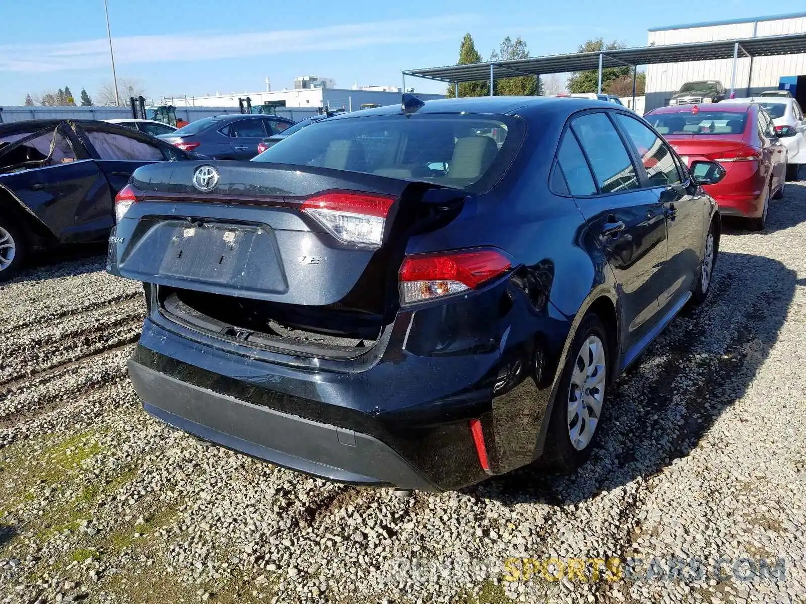 4 Photograph of a damaged car JTDEPRAE0LJ051769 TOYOTA COROLLA 2020