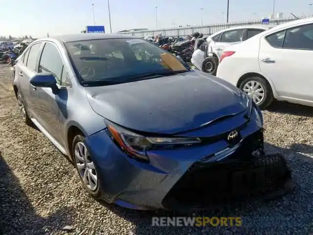 1 Photograph of a damaged car JTDEPRAE0LJ051965 TOYOTA COROLLA 2020