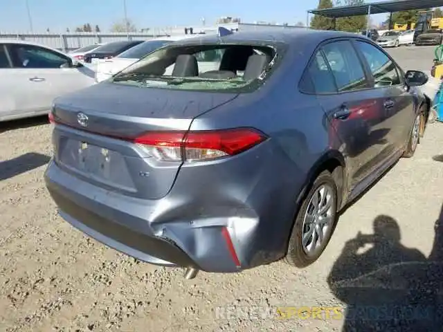 4 Photograph of a damaged car JTDEPRAE0LJ051965 TOYOTA COROLLA 2020