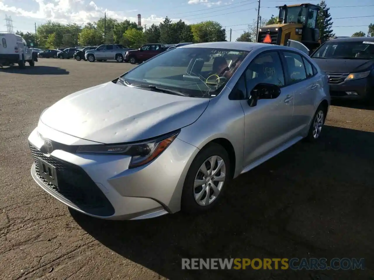 2 Photograph of a damaged car JTDEPRAE0LJ052551 TOYOTA COROLLA 2020