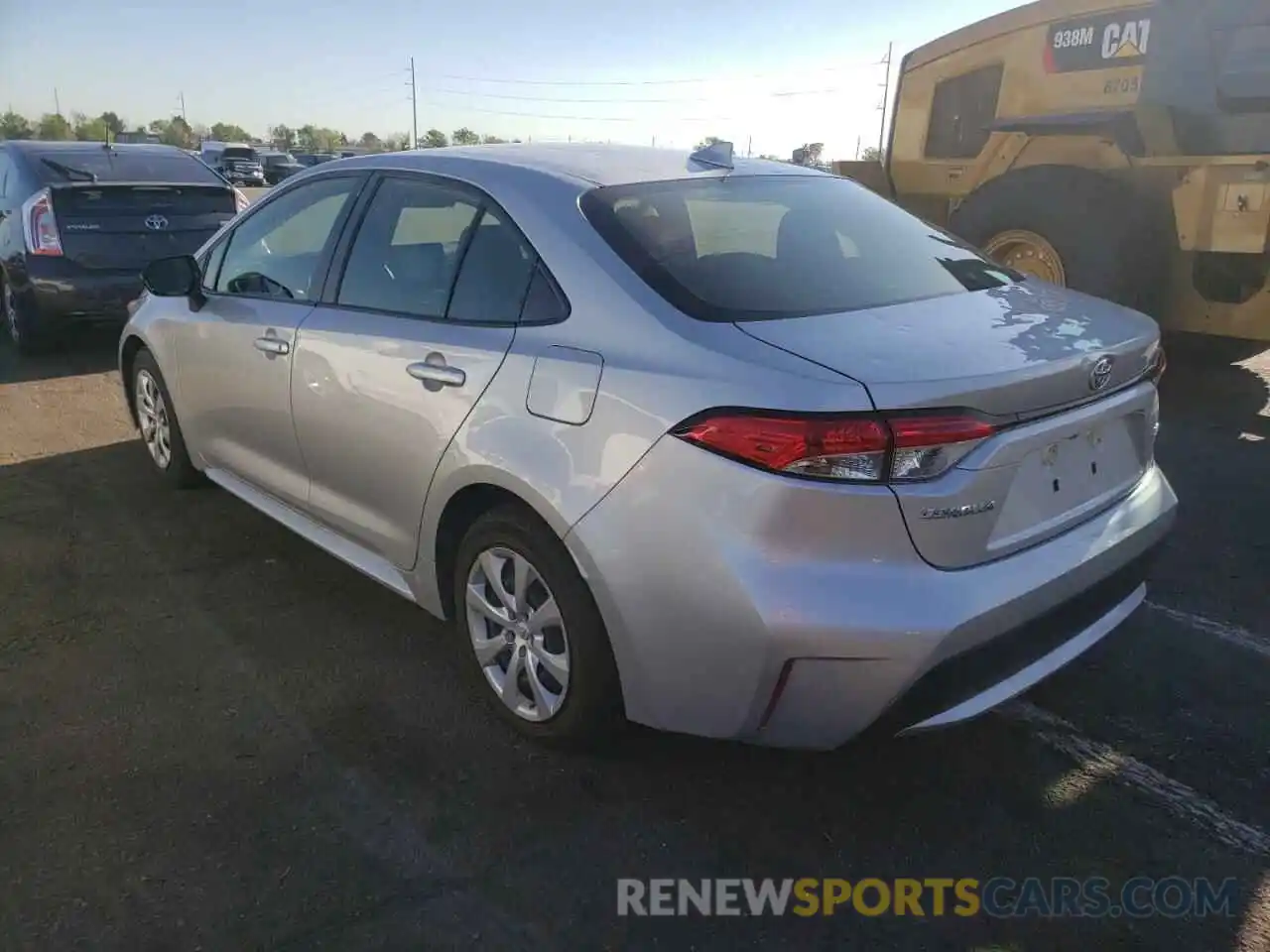 3 Photograph of a damaged car JTDEPRAE0LJ052551 TOYOTA COROLLA 2020