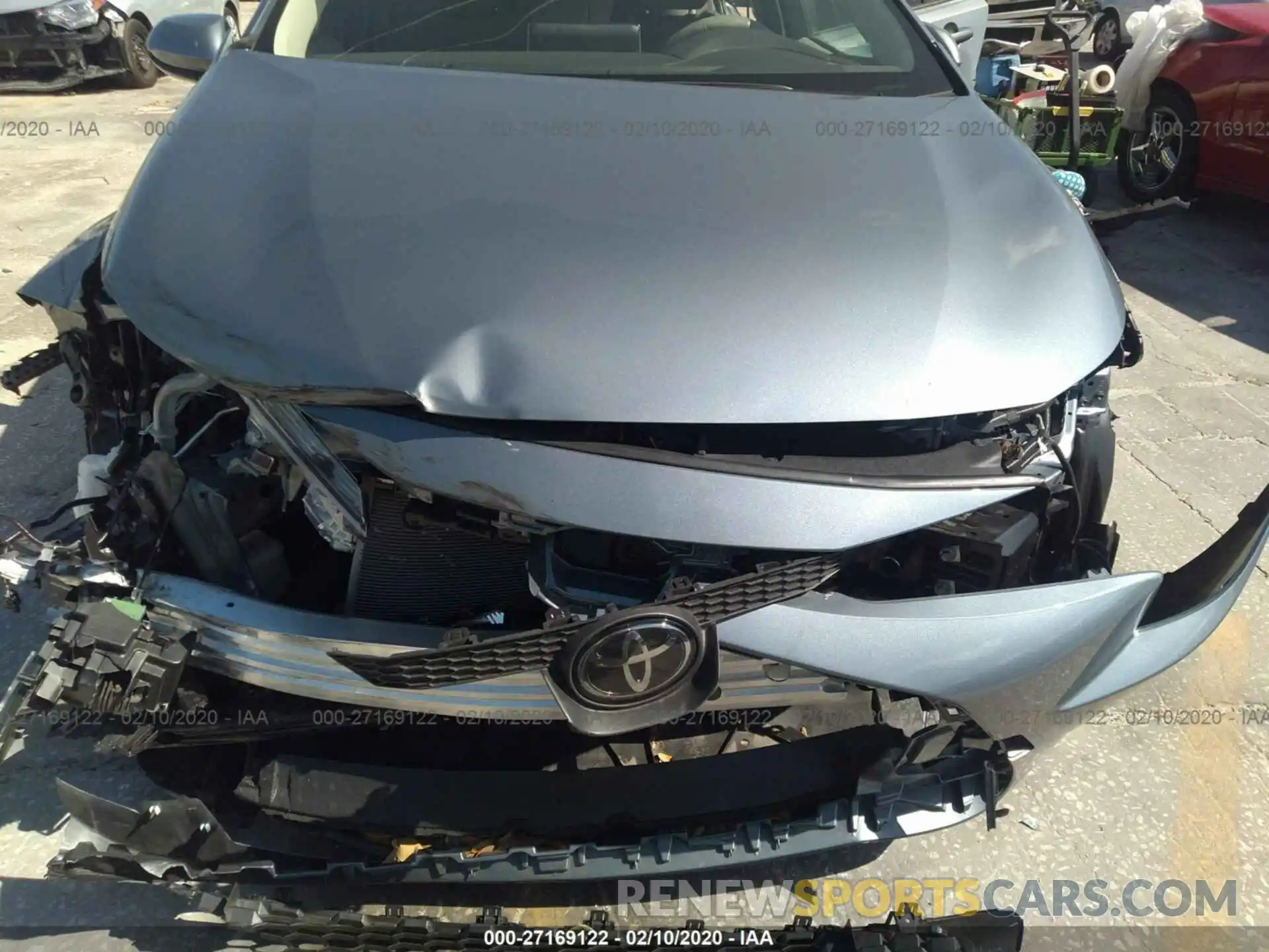 6 Photograph of a damaged car JTDEPRAE0LJ053621 TOYOTA COROLLA 2020