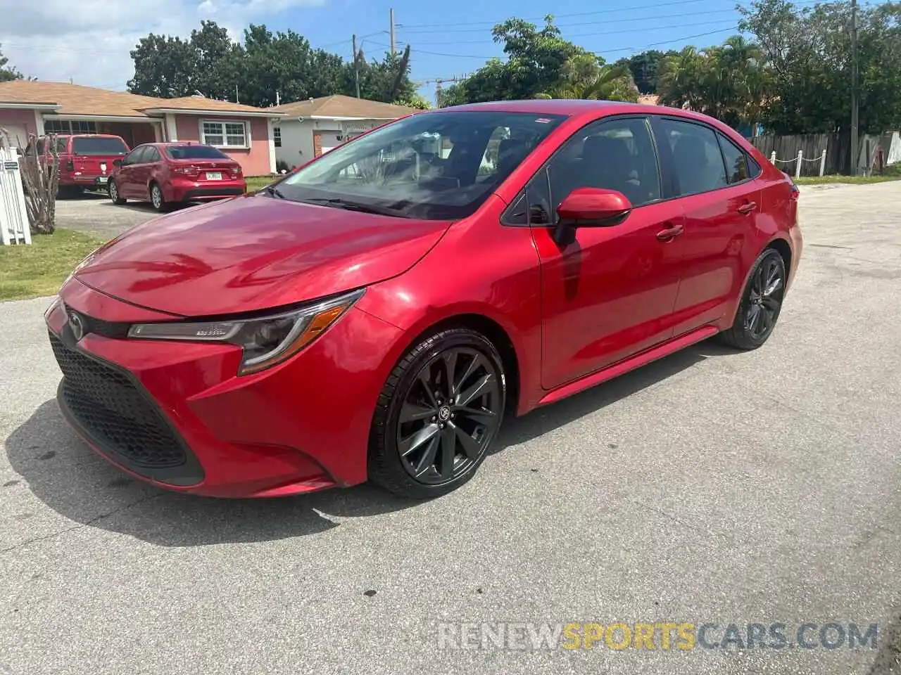 2 Photograph of a damaged car JTDEPRAE0LJ053652 TOYOTA COROLLA 2020