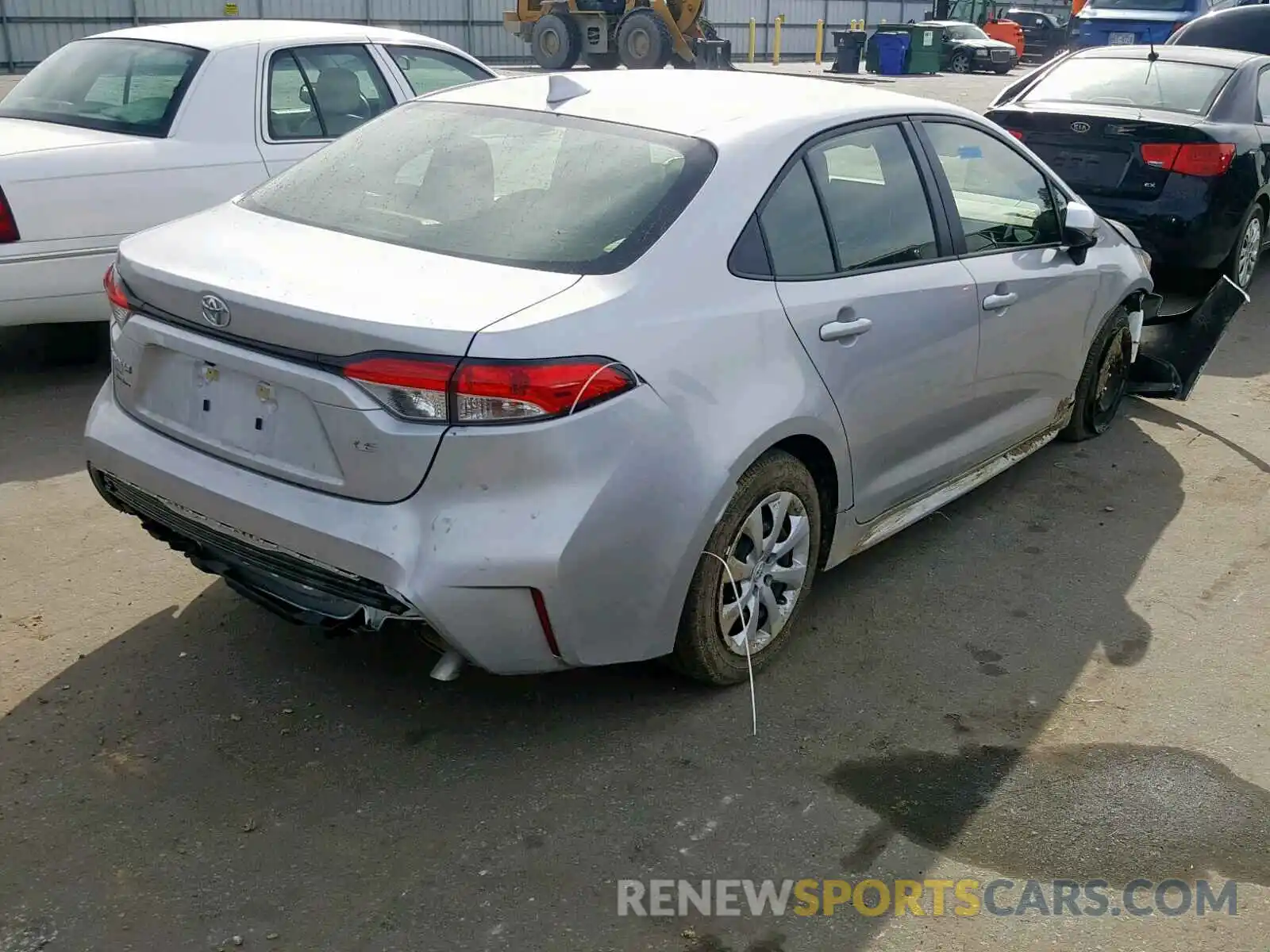 4 Photograph of a damaged car JTDEPRAE0LJ055689 TOYOTA COROLLA 2020