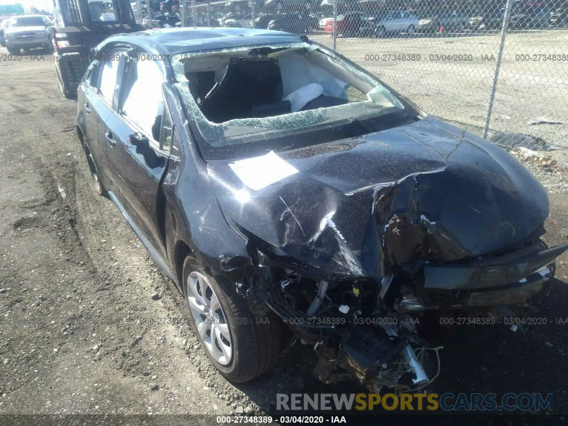 6 Photograph of a damaged car JTDEPRAE0LJ056048 TOYOTA COROLLA 2020