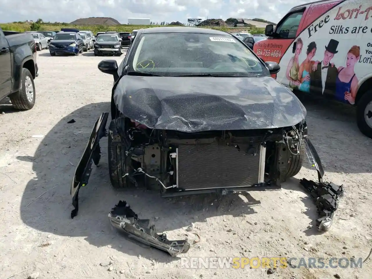 9 Photograph of a damaged car JTDEPRAE0LJ057135 TOYOTA COROLLA 2020