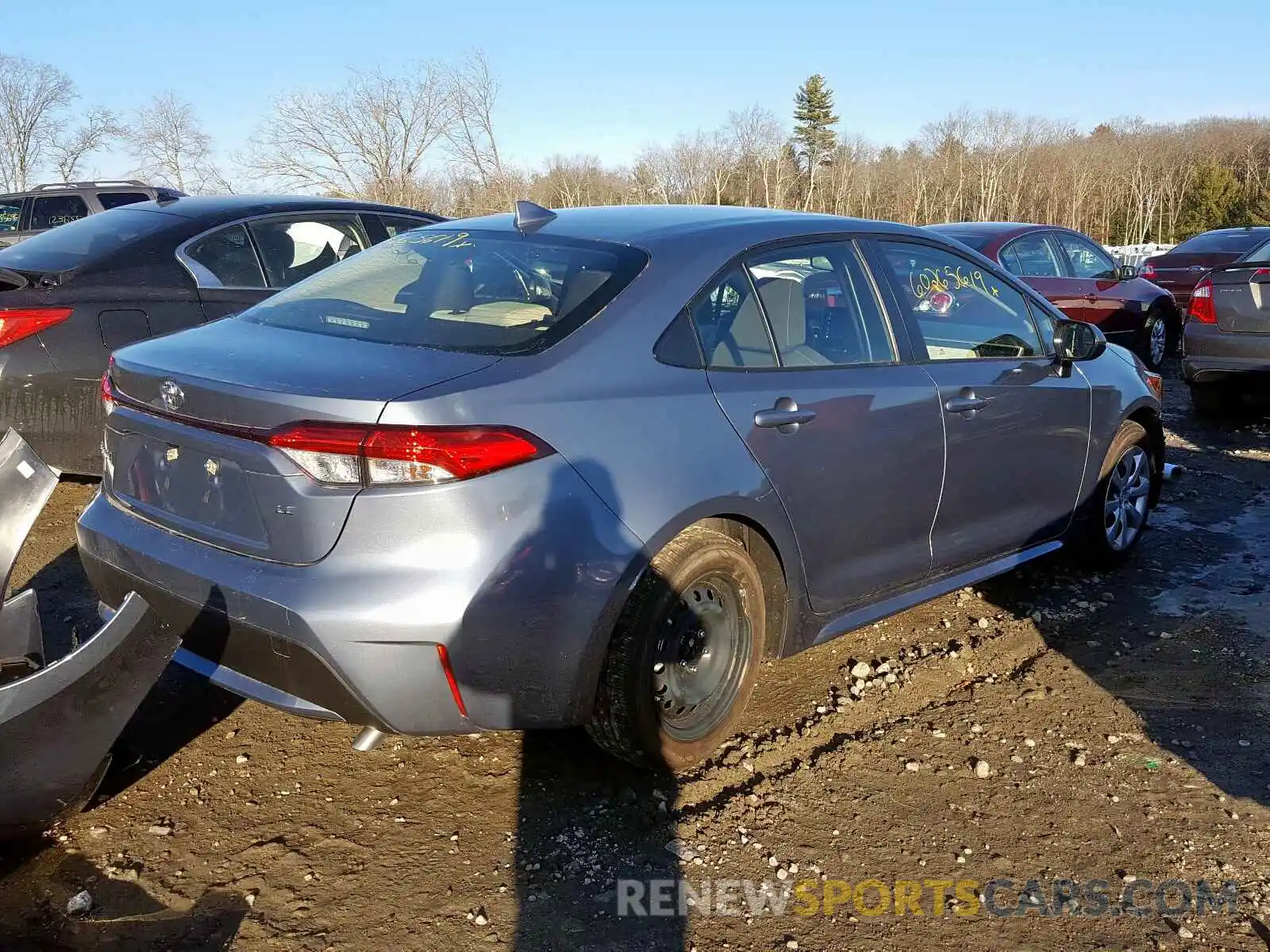 4 Photograph of a damaged car JTDEPRAE0LJ057152 TOYOTA COROLLA 2020