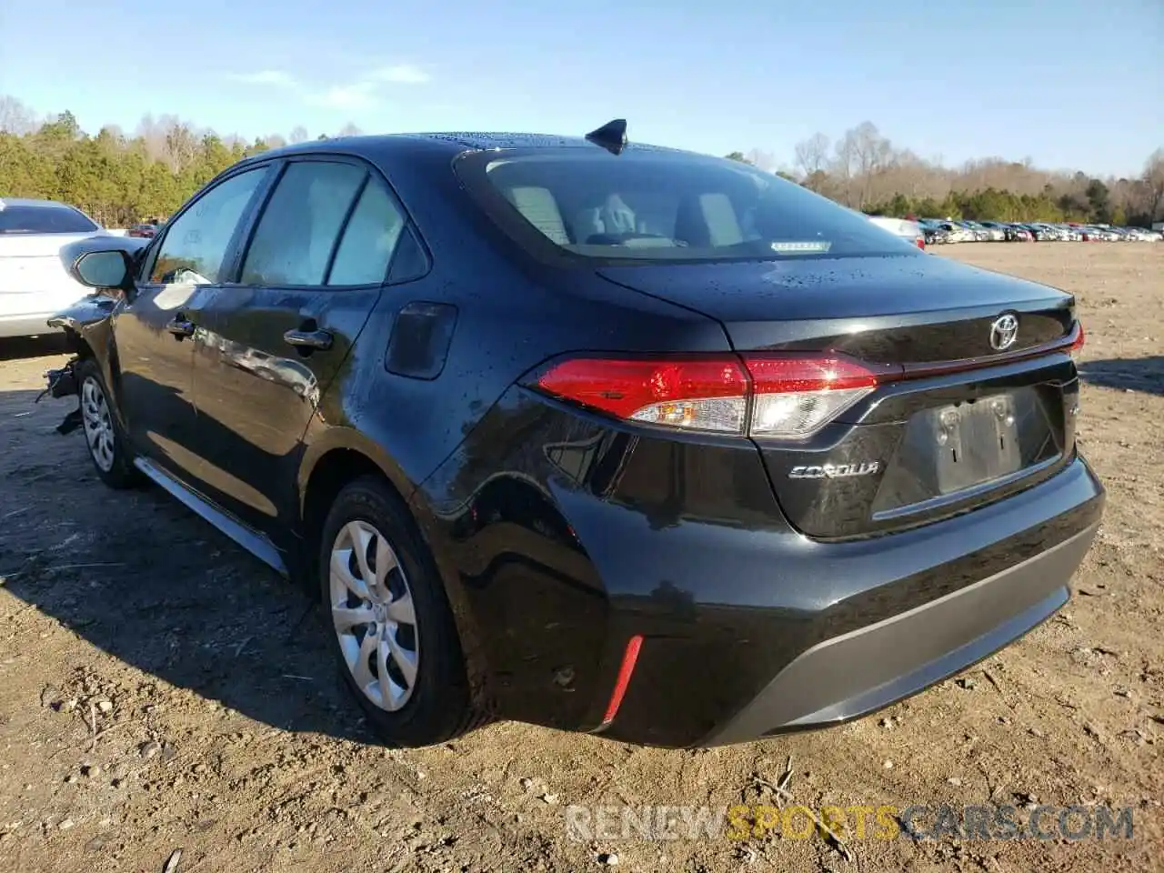 3 Photograph of a damaged car JTDEPRAE0LJ057314 TOYOTA COROLLA 2020