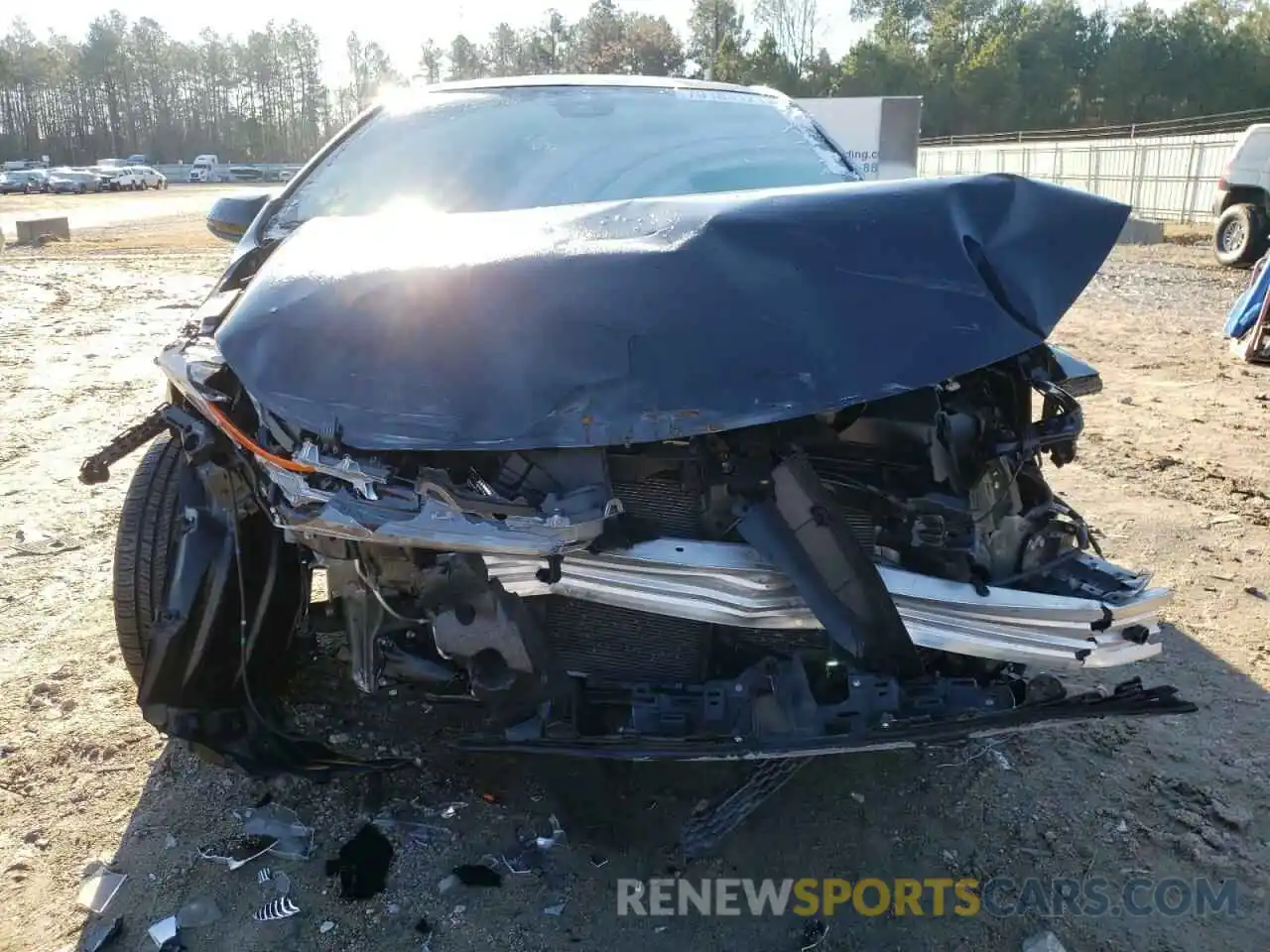 9 Photograph of a damaged car JTDEPRAE0LJ057314 TOYOTA COROLLA 2020