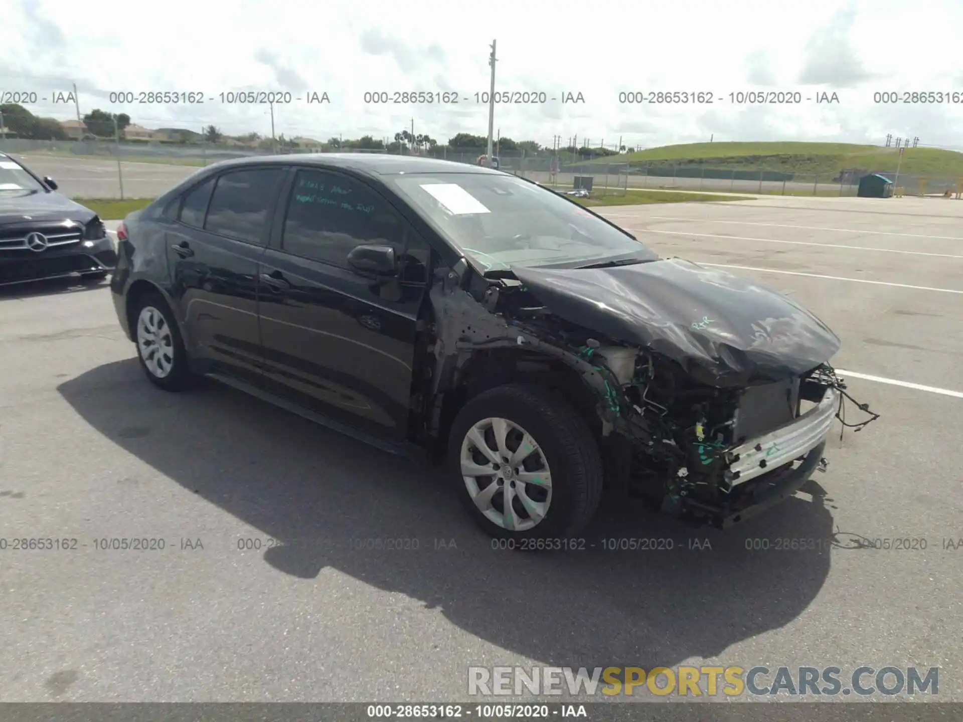 6 Photograph of a damaged car JTDEPRAE0LJ057653 TOYOTA COROLLA 2020