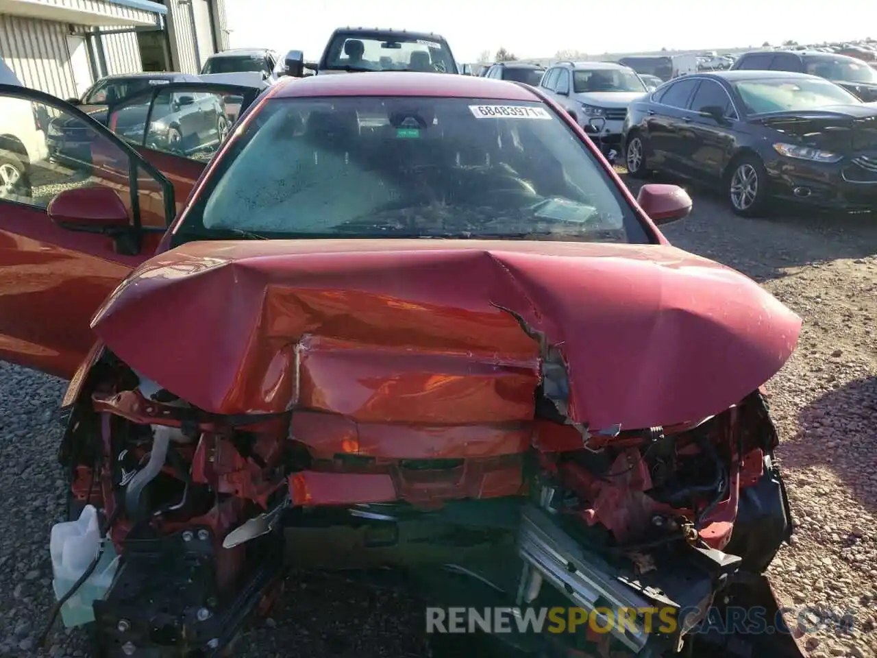 7 Photograph of a damaged car JTDEPRAE0LJ057698 TOYOTA COROLLA 2020